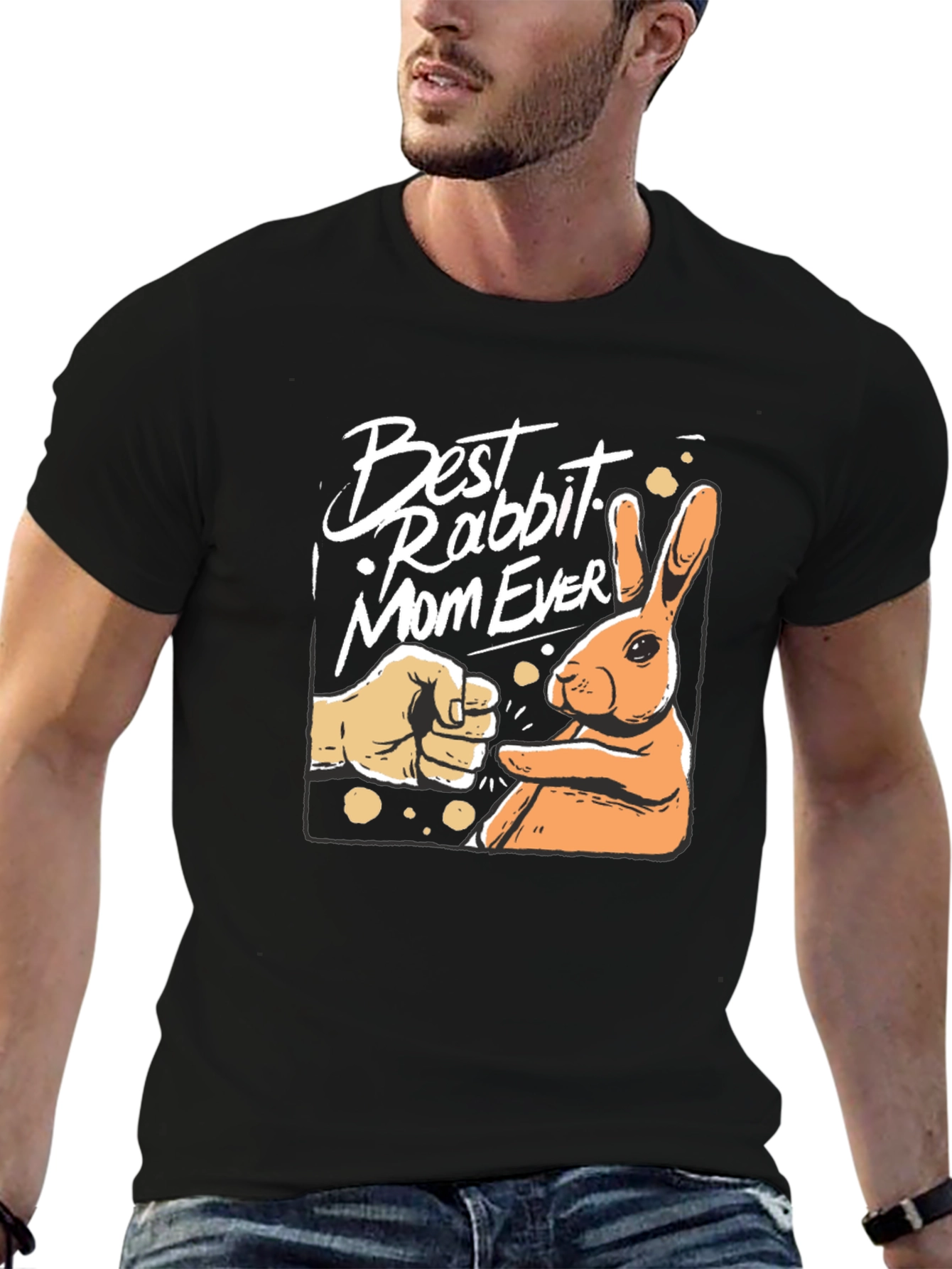 Best Rabbit Mom Ever Graphic Tee