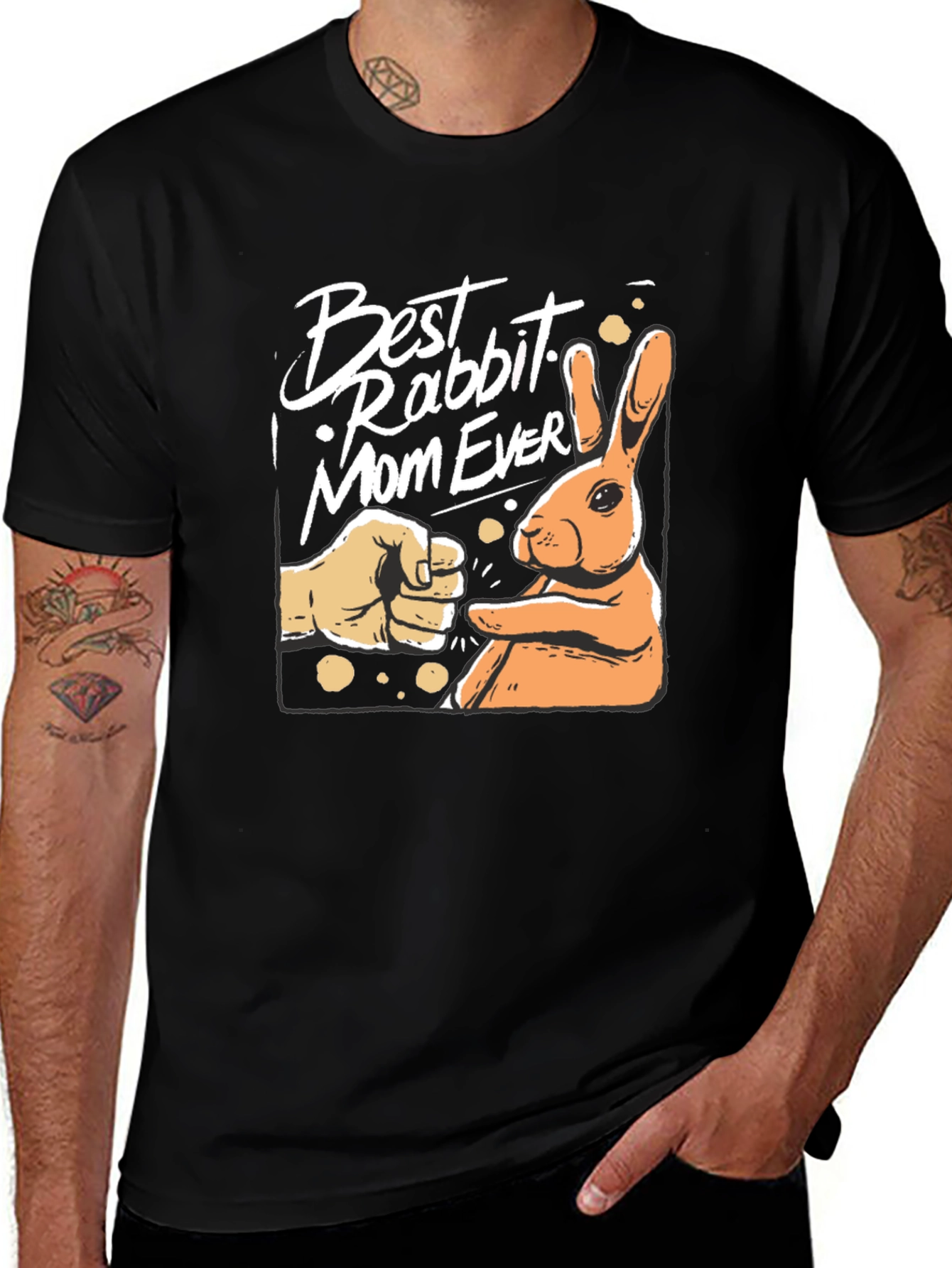 Best Rabbit Mom Ever Graphic Tee