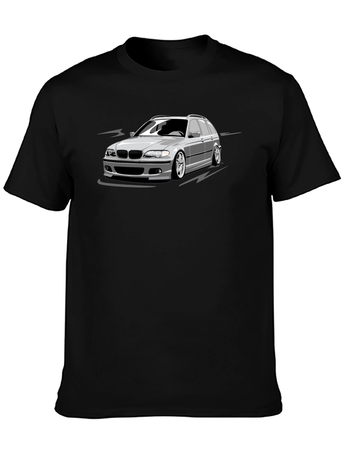 Black Car Graphic T-Shirt