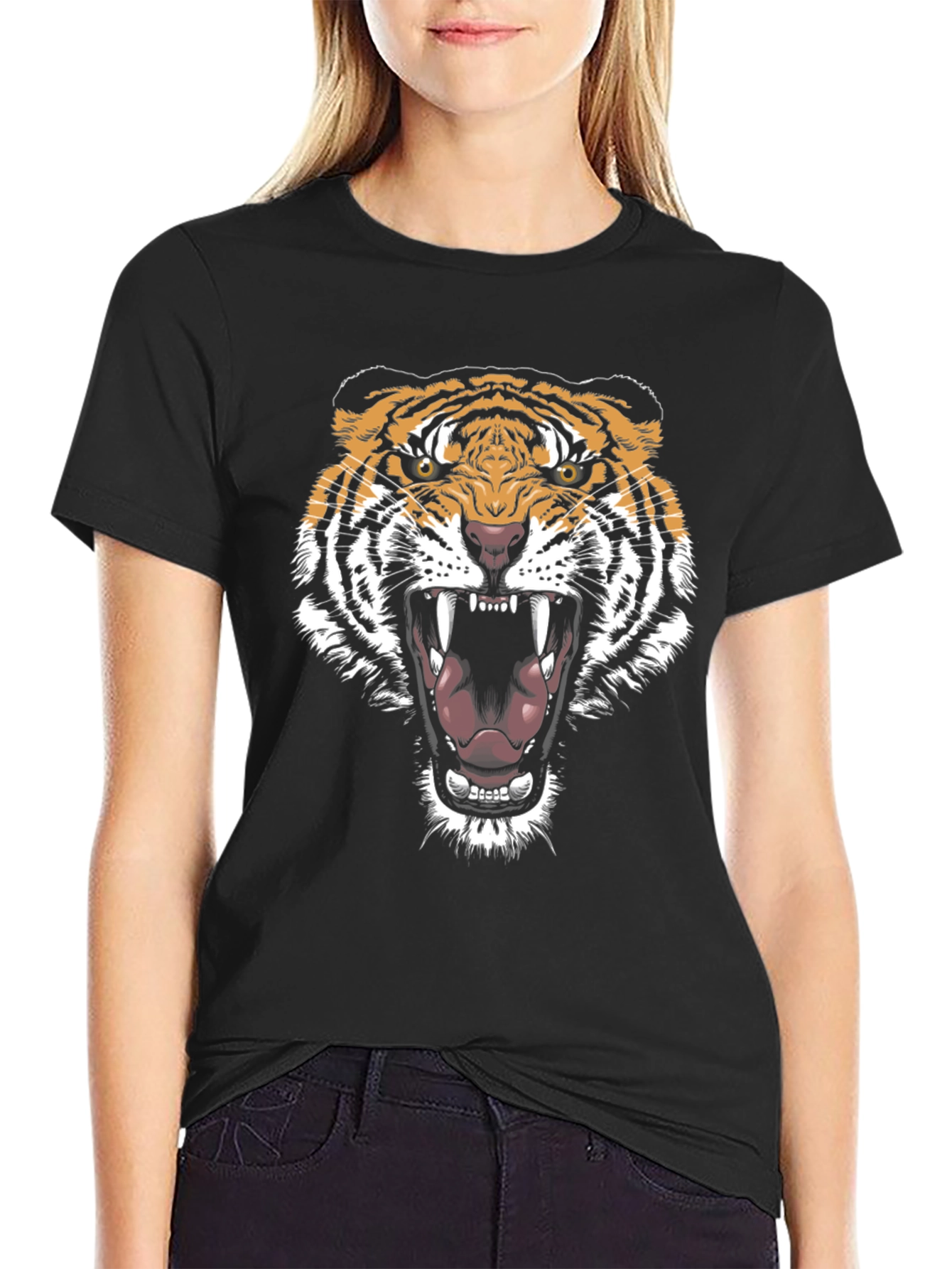 Black Tiger Graphic Tee