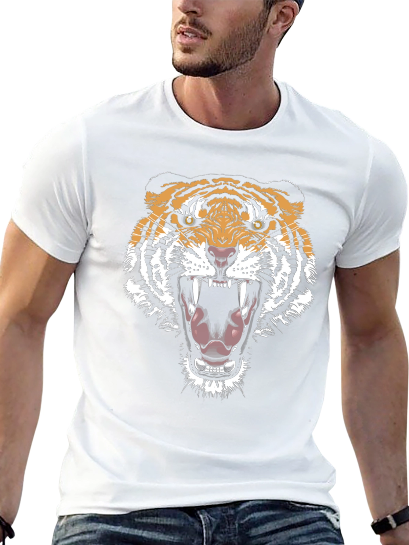Black Tiger Graphic Tee