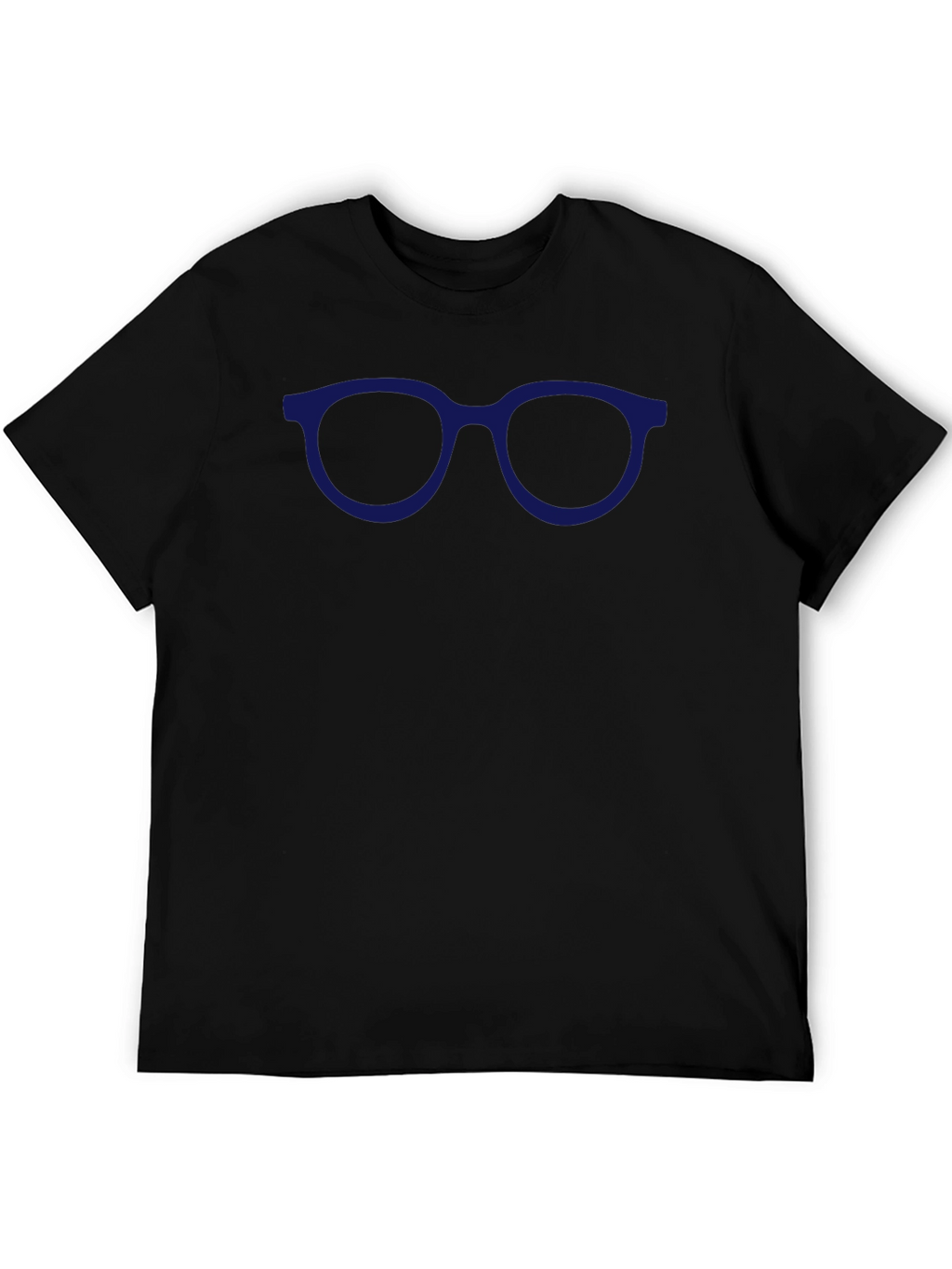 Blue Glasses Graphic Tee - Classic Style