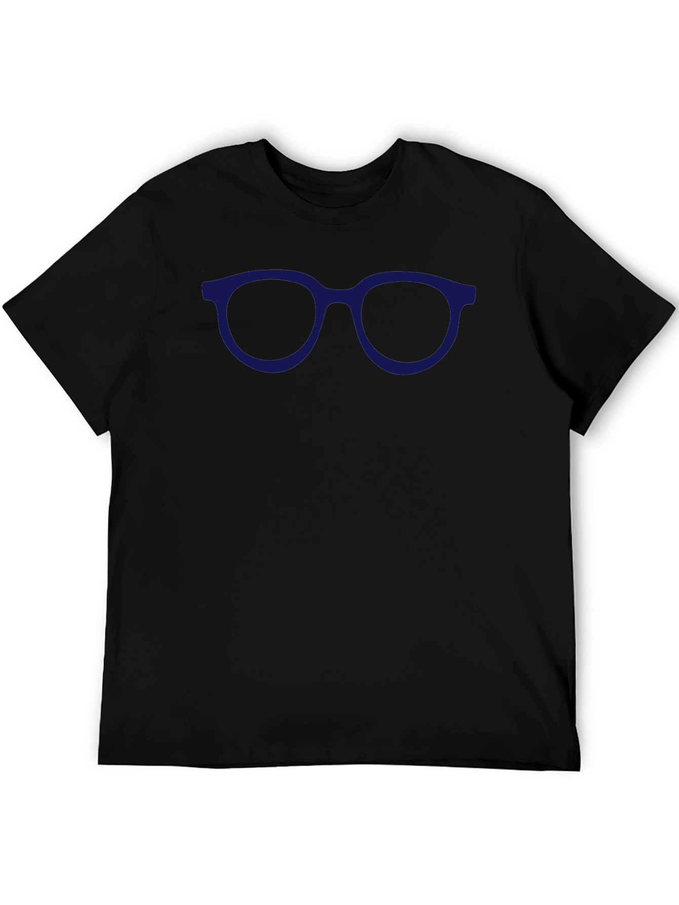 Blue Glasses Graphic Tee - Classic Style