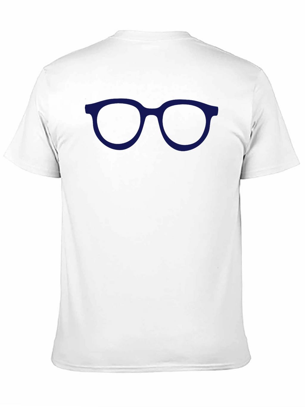 Blue Glasses Graphic Tee - Classic Style