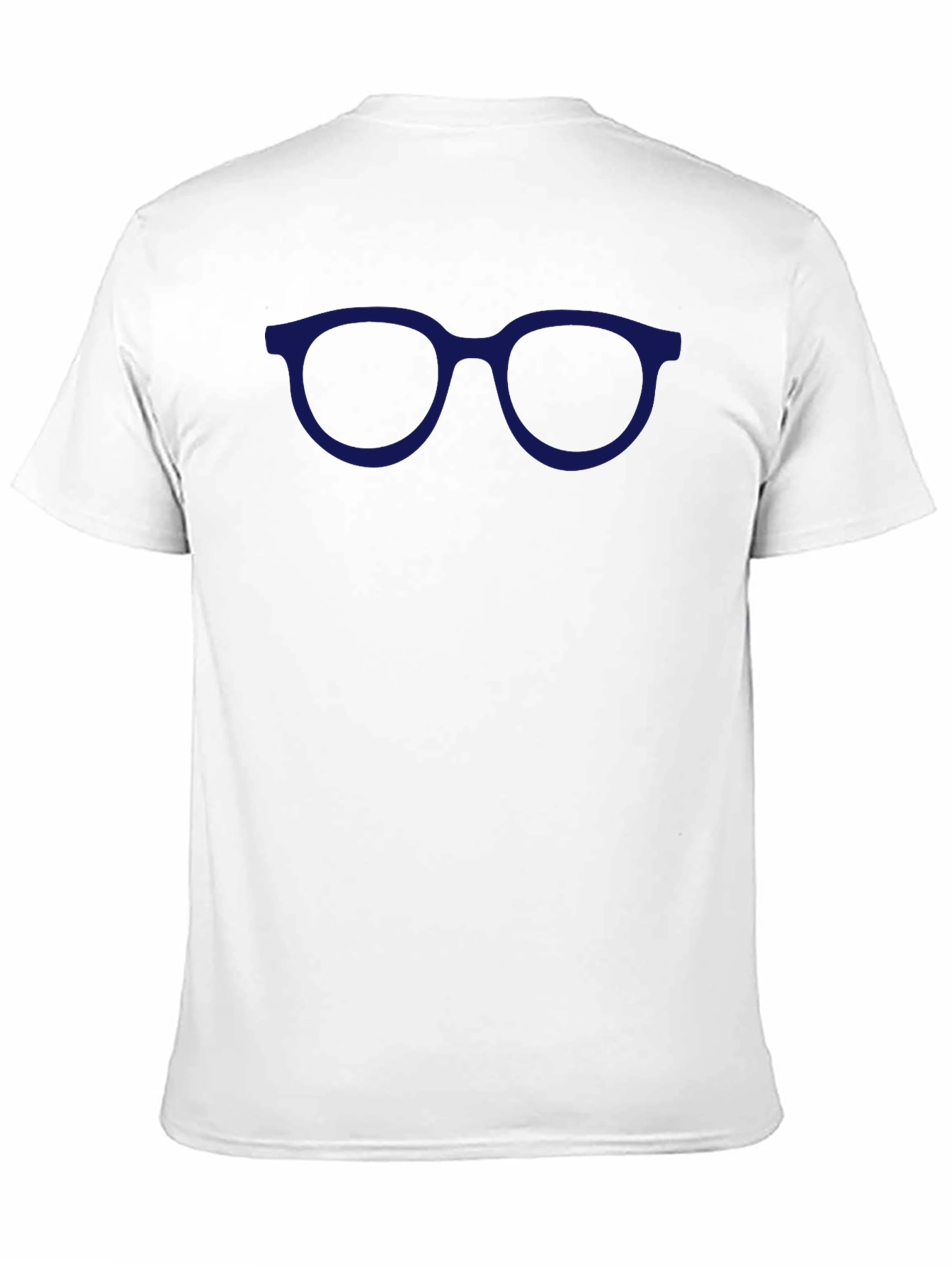 Blue Glasses Graphic Tee - Classic Style