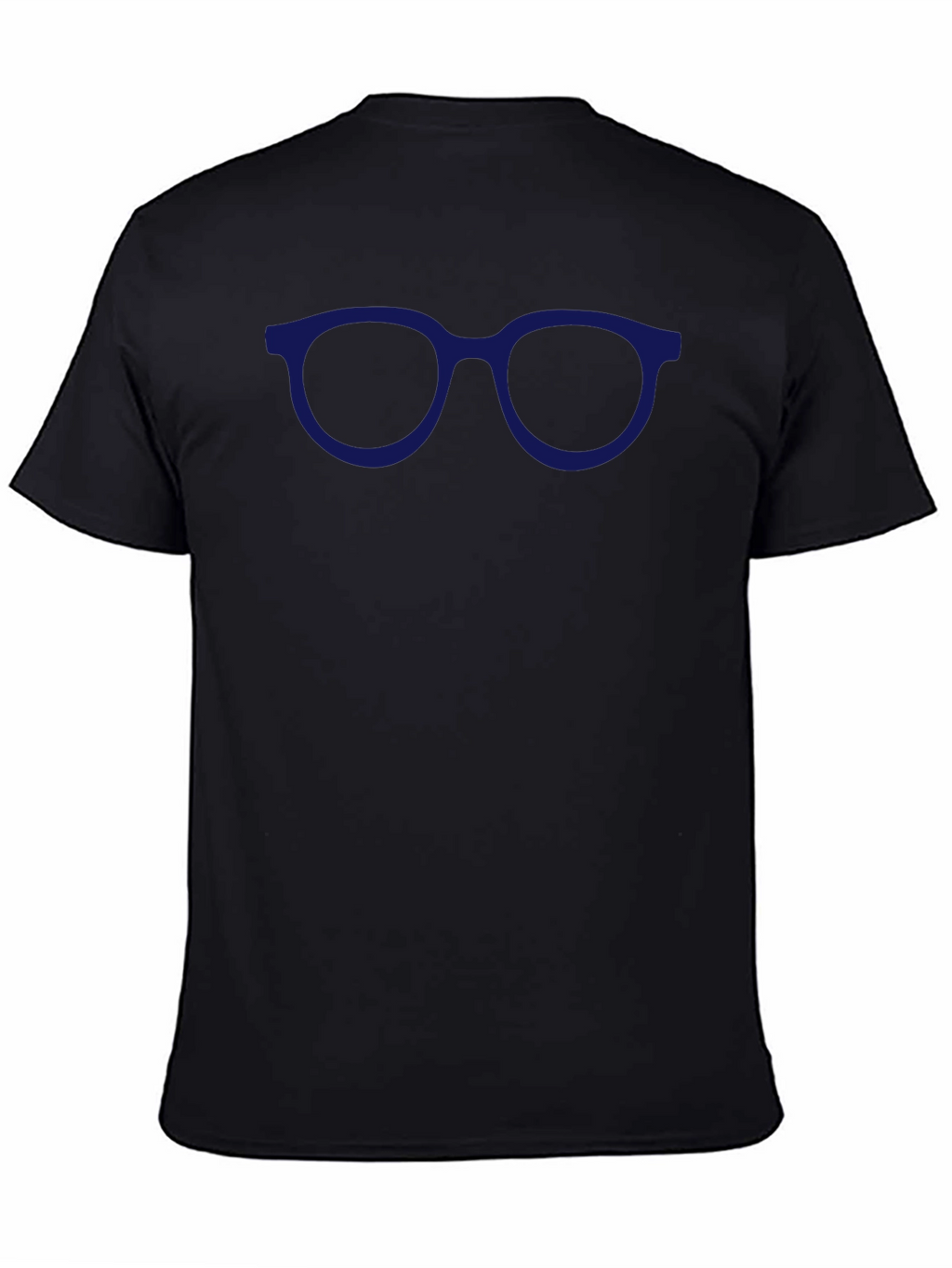 Blue Glasses Graphic Tee - Classic Style