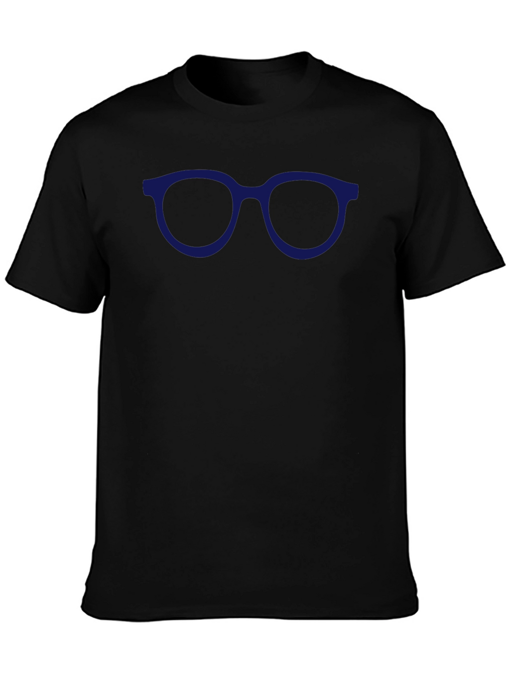 Blue Glasses Graphic Tee - Classic Style