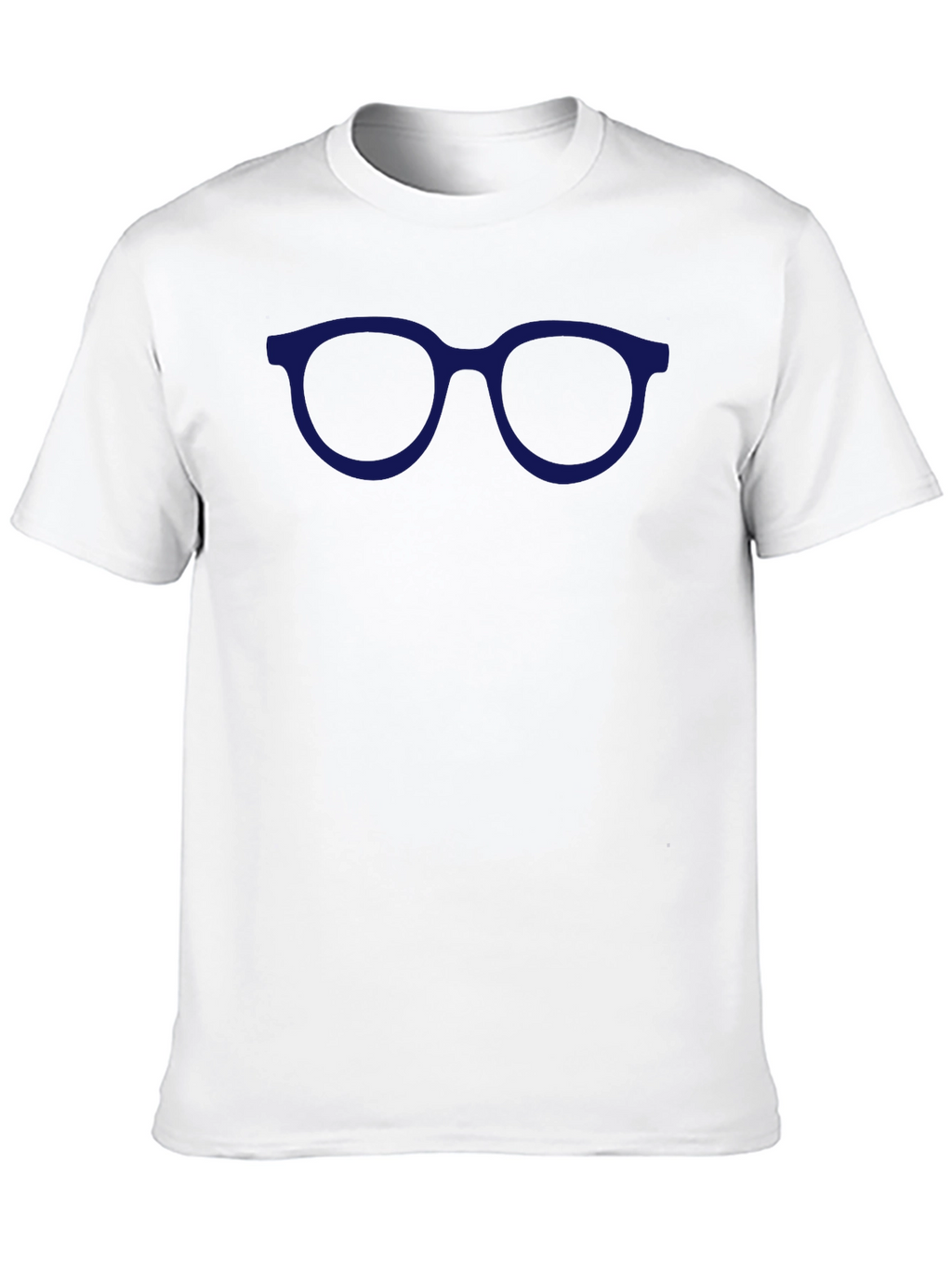 Blue Glasses Graphic Tee - Classic Style
