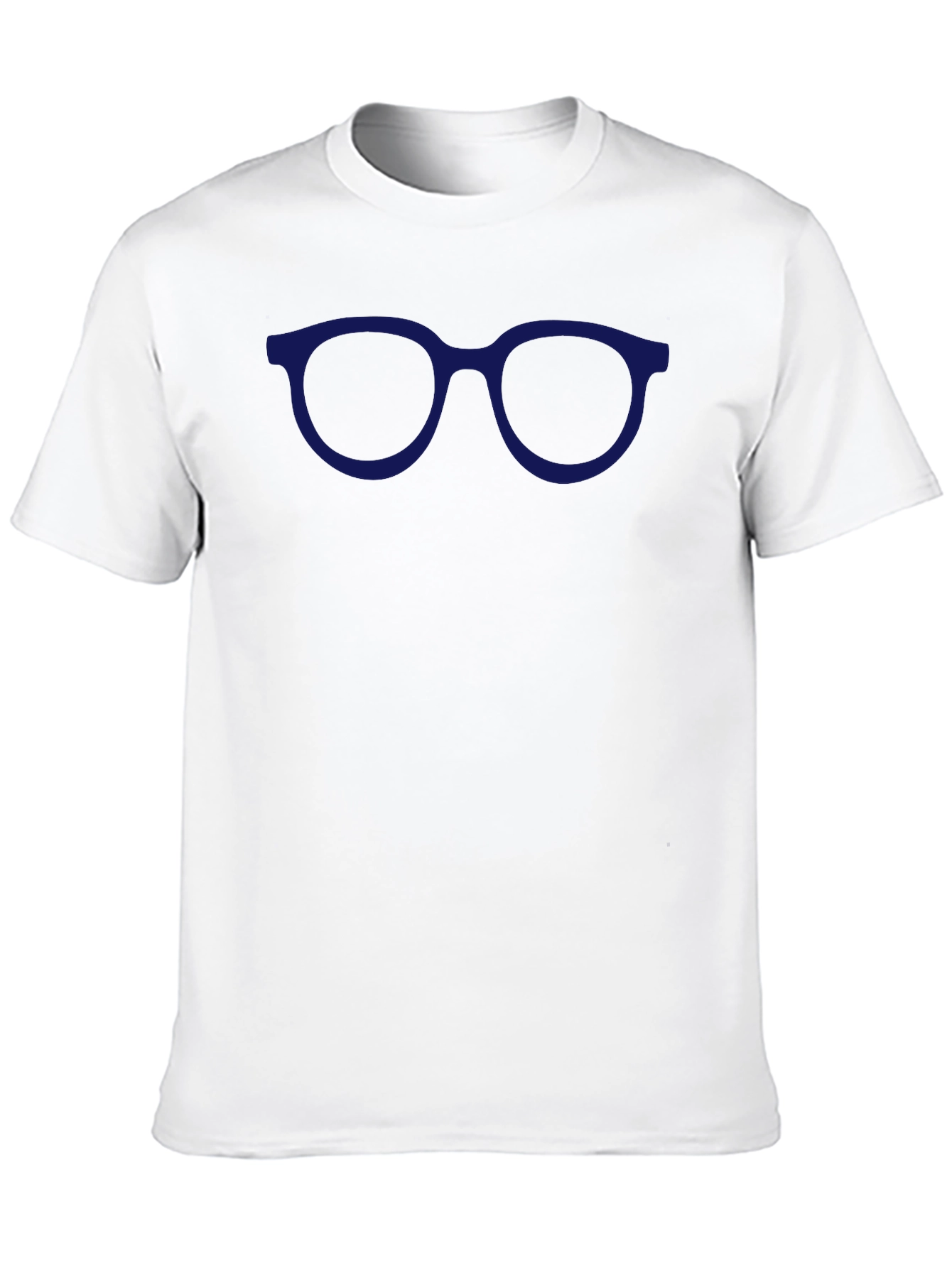 Blue Glasses Graphic Tee - Classic Style