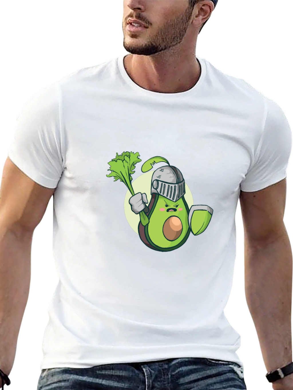 Avocado Knight T-Shirt - Funny Foodie Tee