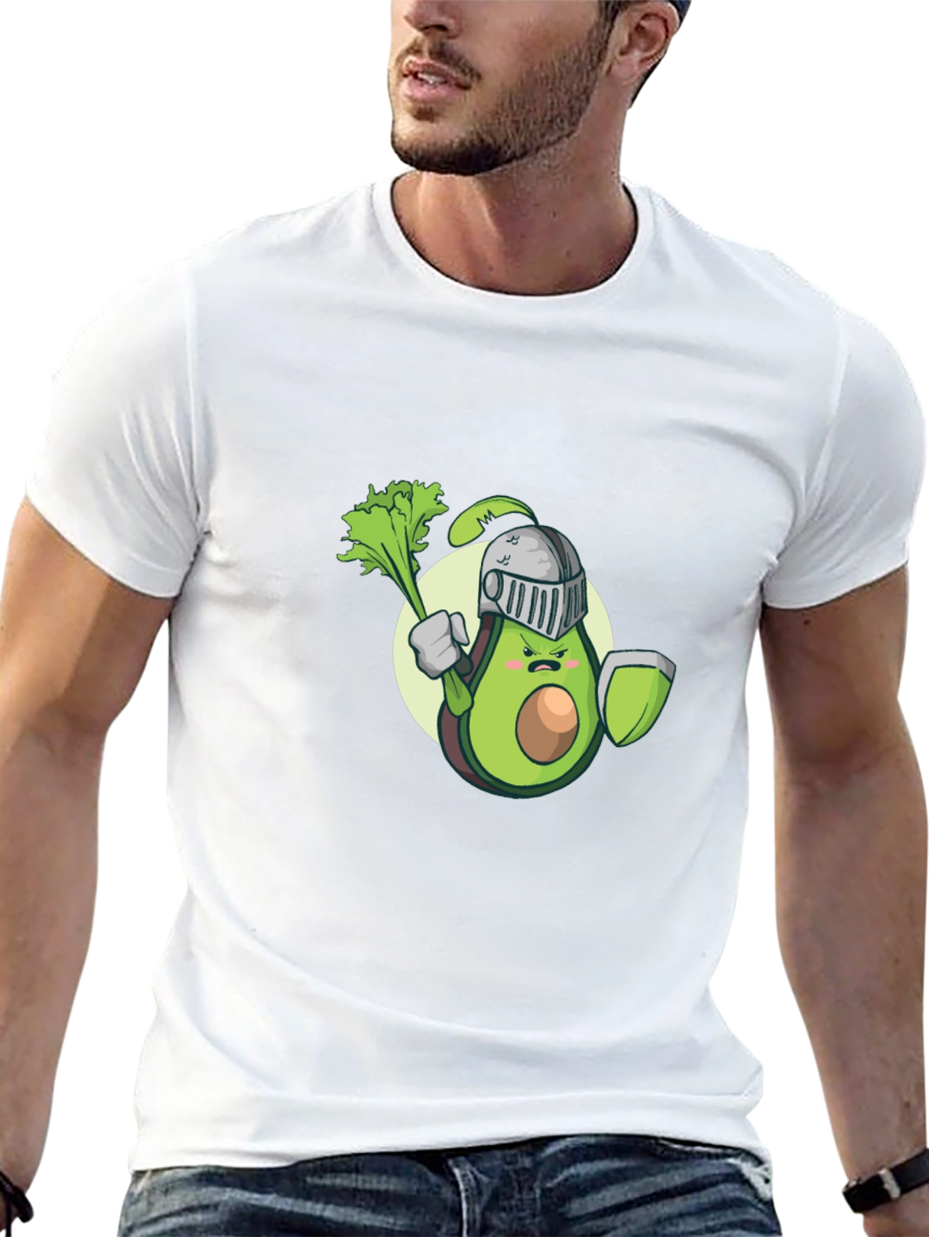 Avocado Knight T-Shirt - Funny Foodie Tee