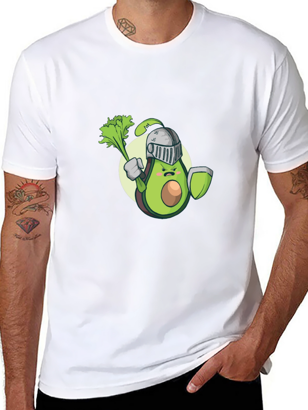 Avocado Knight T-Shirt - Funny Foodie Tee