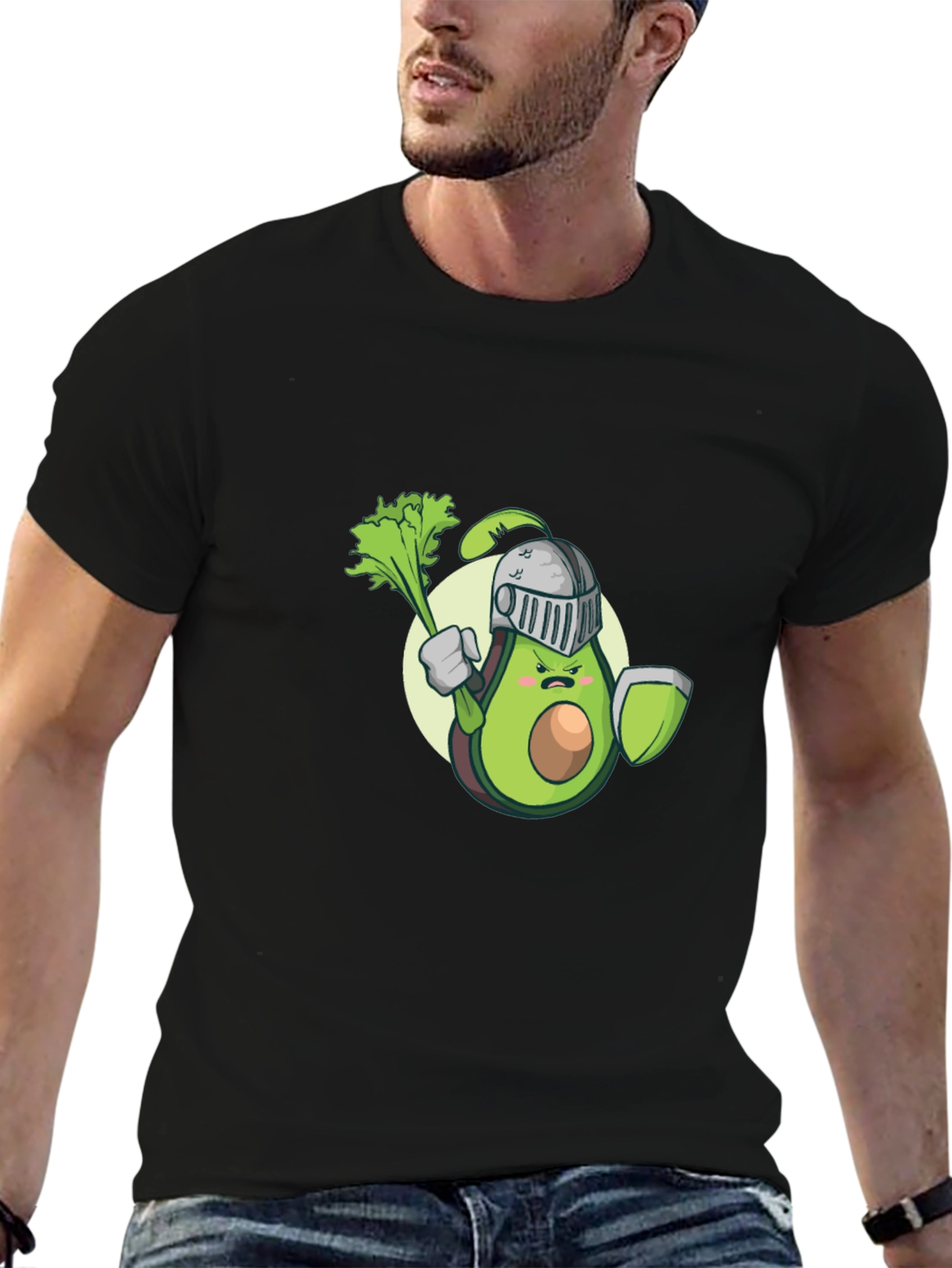 Avocado Knight T-Shirt - Funny Foodie Tee