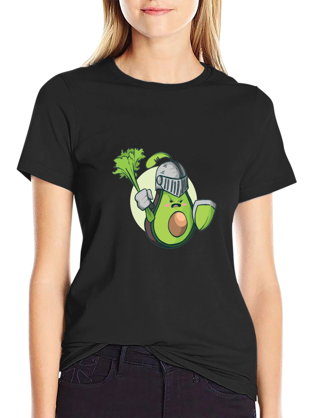 Avocado Knight T-Shirt - Funny Foodie Tee