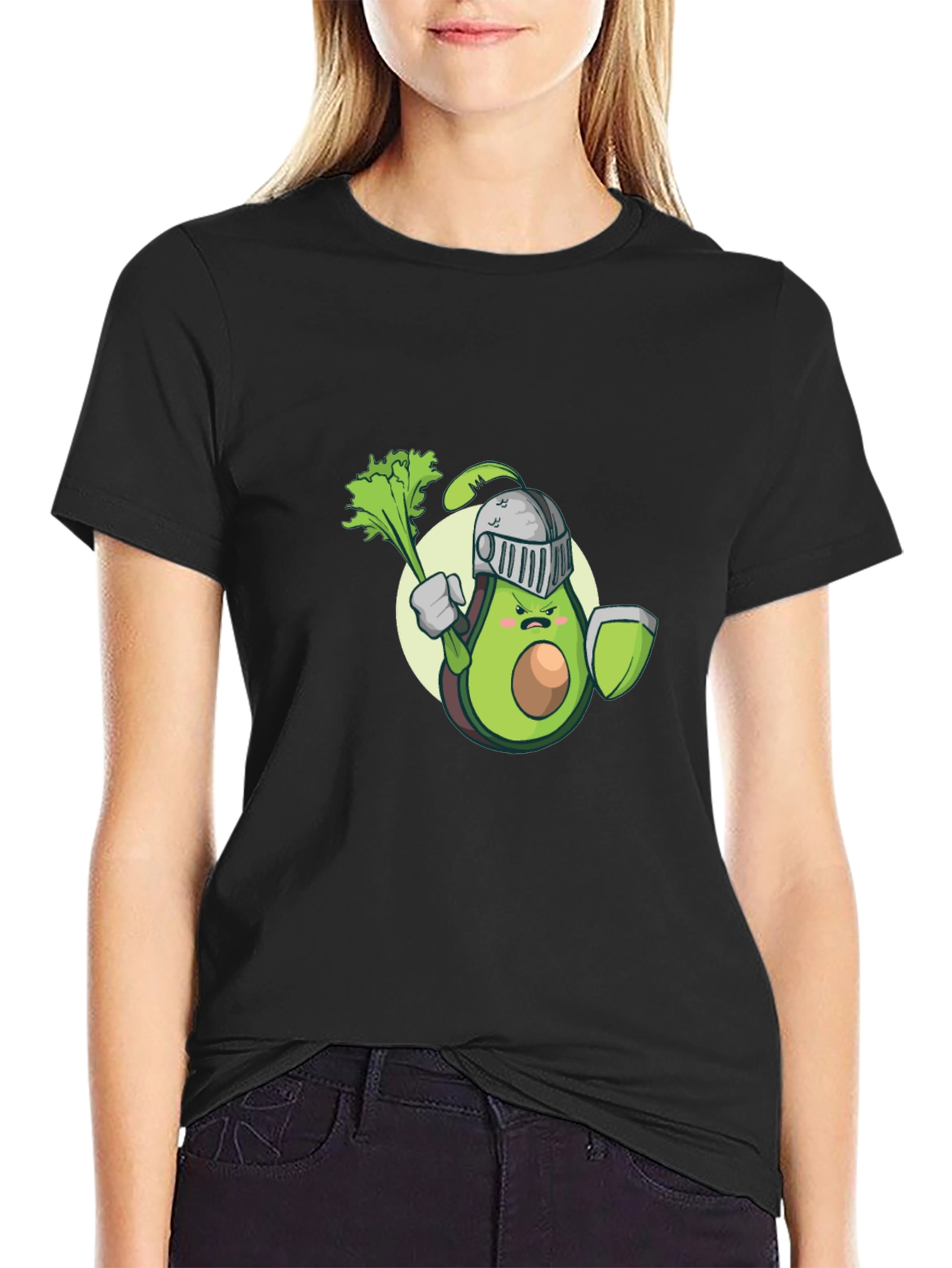 Avocado Knight T-Shirt - Funny Foodie Tee