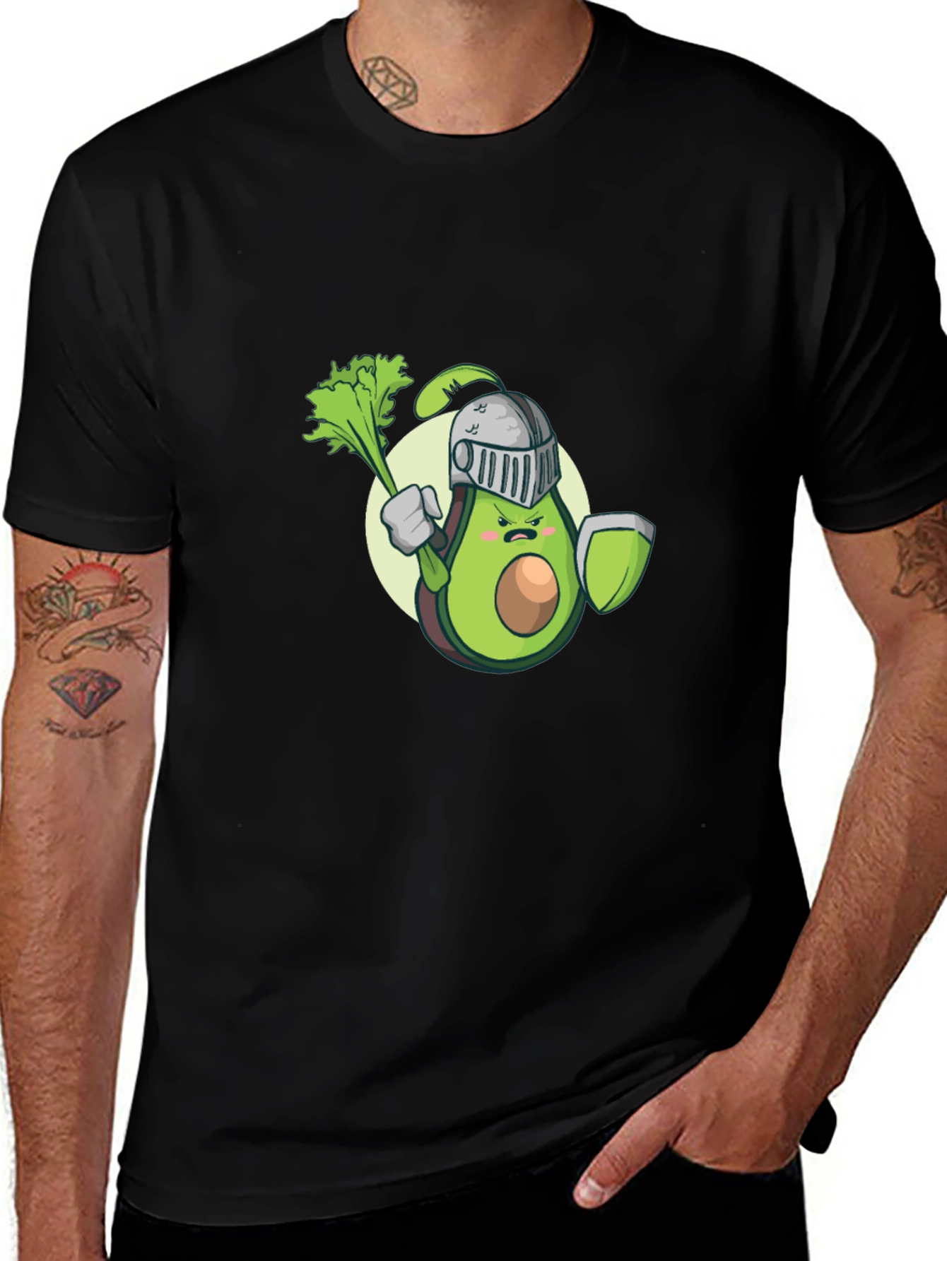 Avocado Knight T-Shirt - Funny Foodie Tee