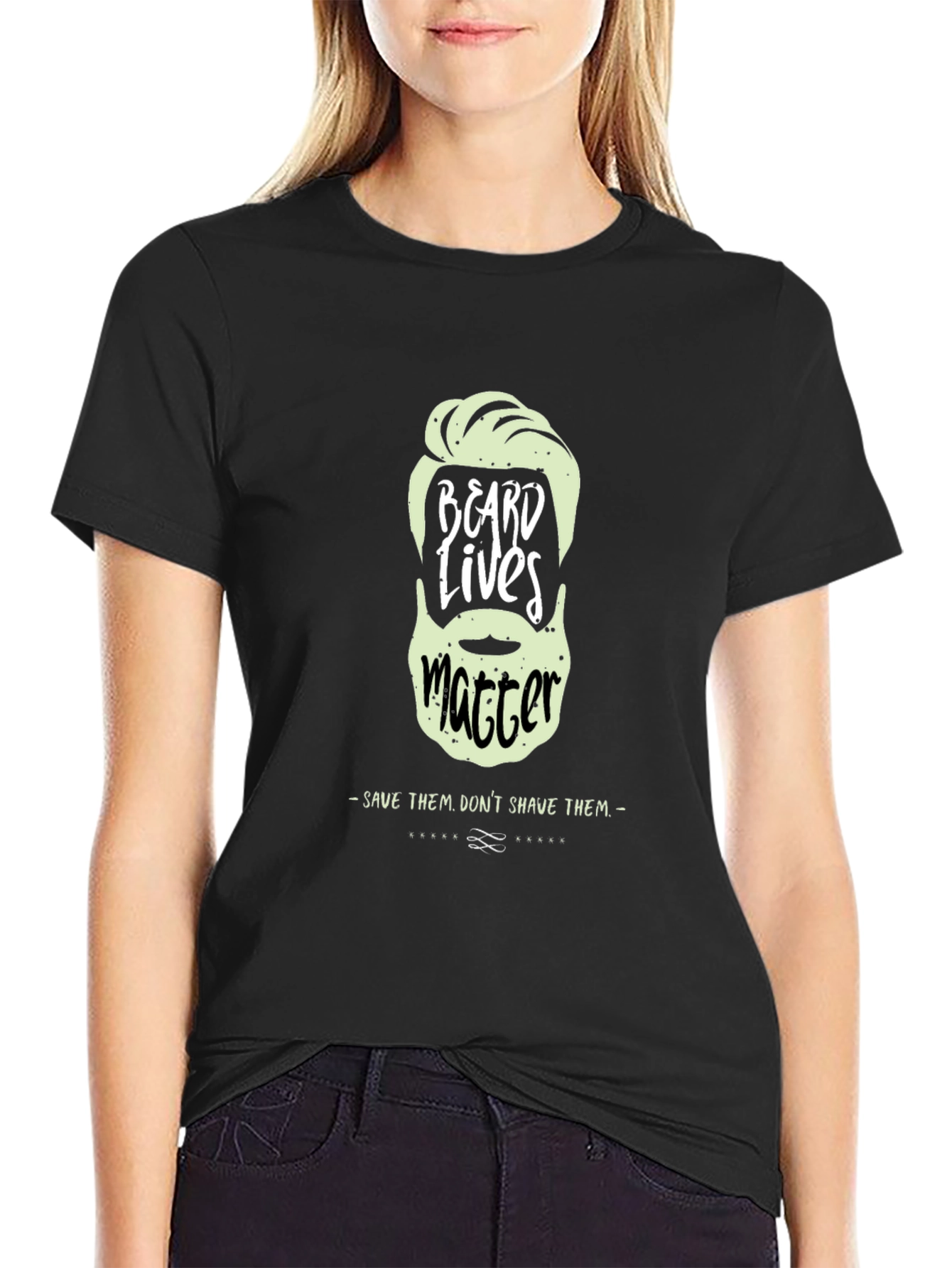 Beard Lives Matter Graphic T-Shirt - Save Them!