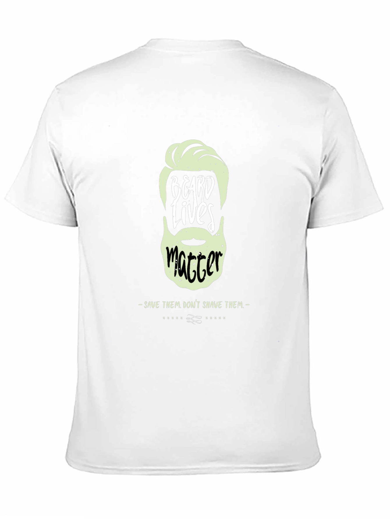Beard Lives Matter Graphic T-Shirt - Save Them!