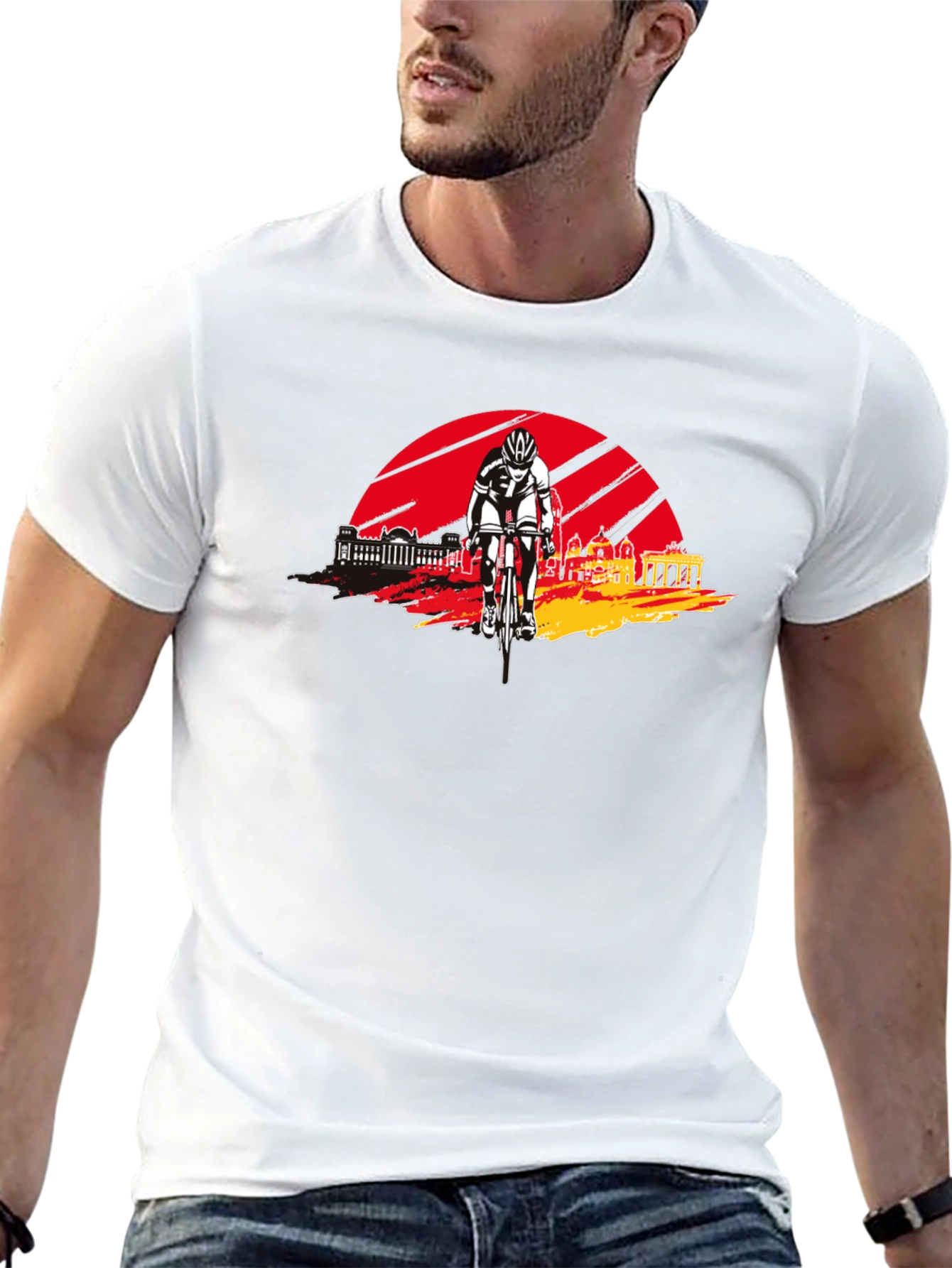 Berlin Cyclist Graphic T-Shirt - Black