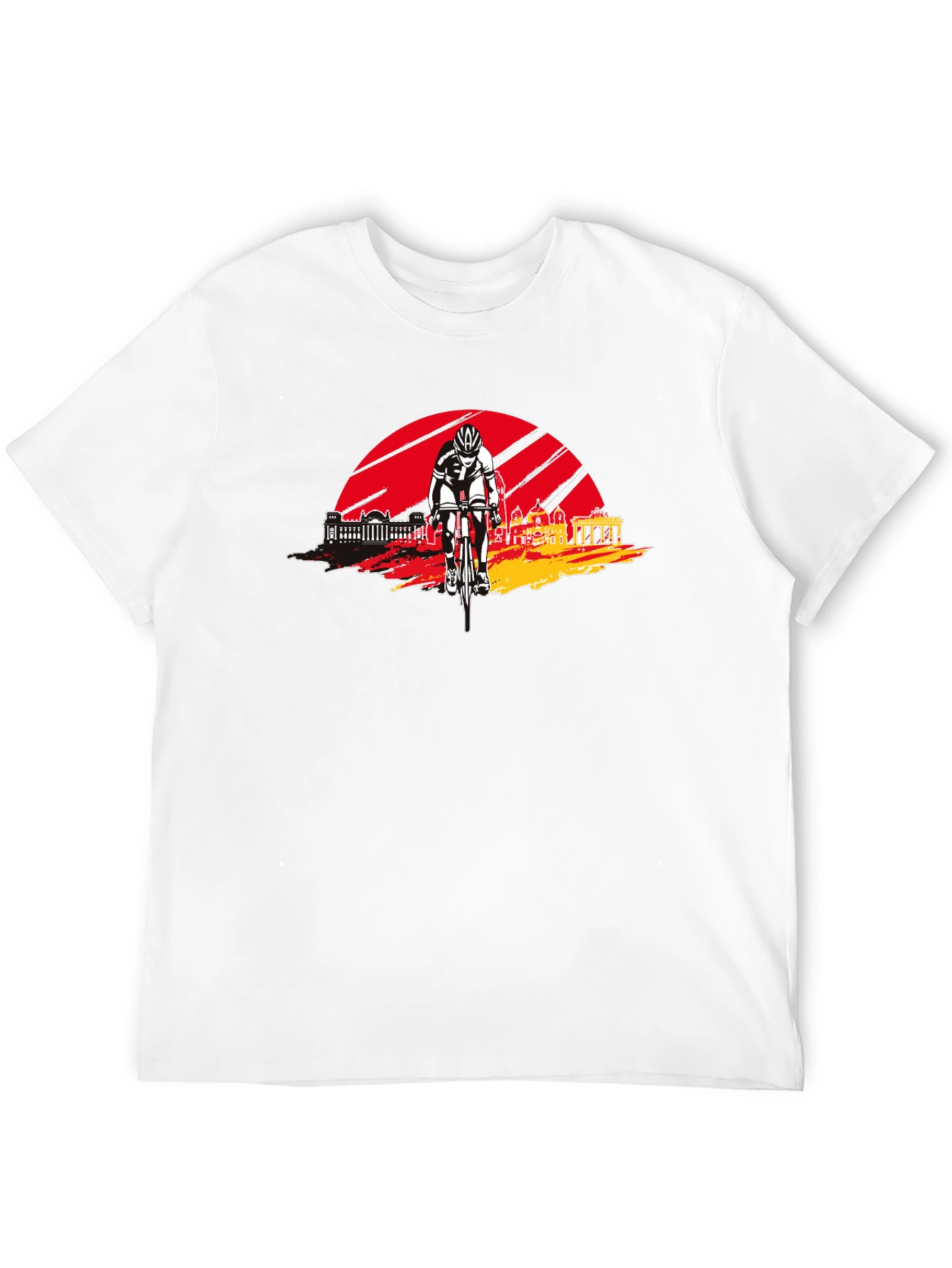 Berlin Cyclist Graphic T-Shirt - Black