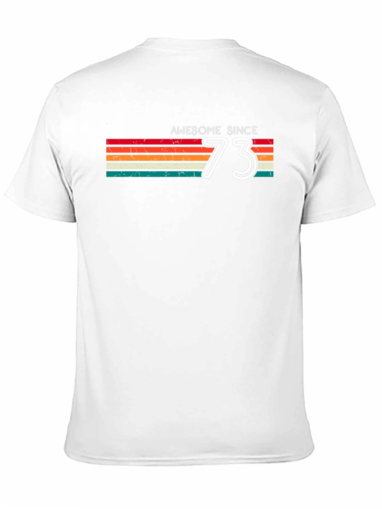 Awesome Since 1973 Graphic T-Shirt - Retro Birthday Tee