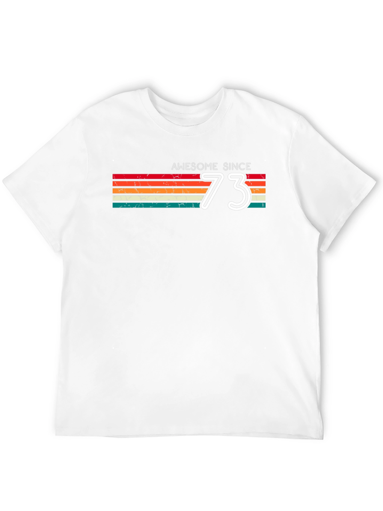 Awesome Since 1973 Graphic T-Shirt - Retro Birthday Tee