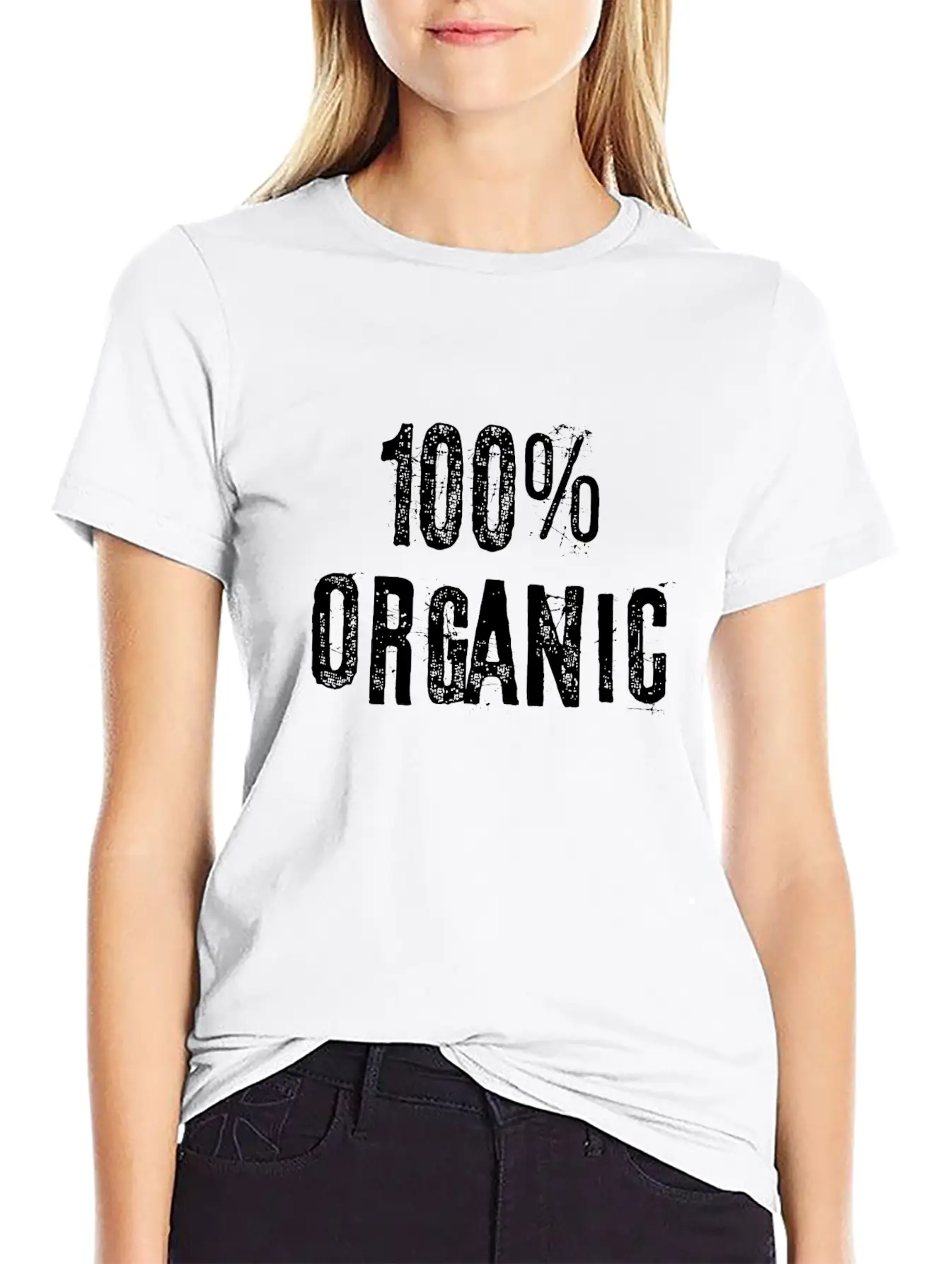 100 Percent Organic Basic Graphic T-Shirt – Daily Comfort In Soft Cotton