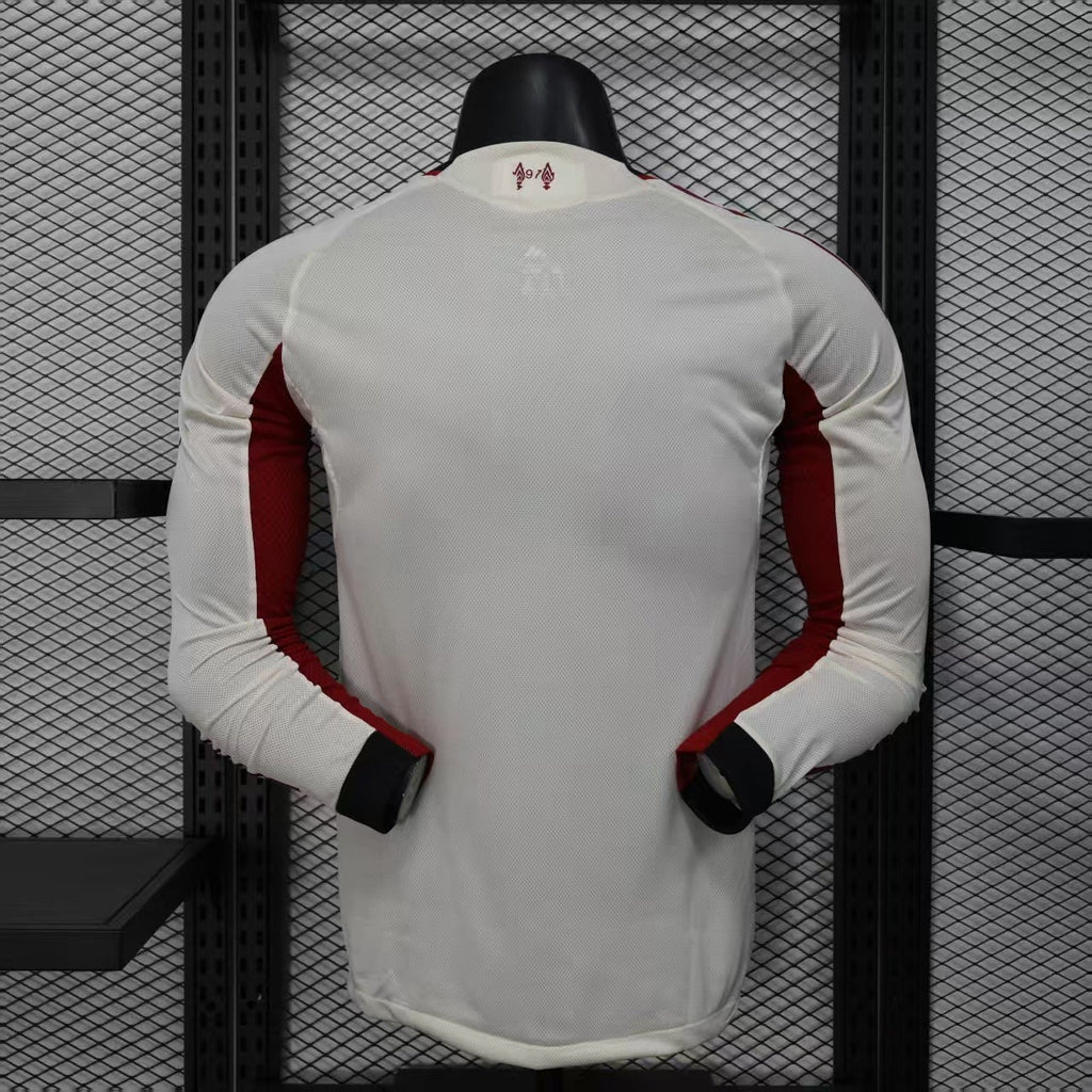 2025-26 Liverpool Away Long Sleeve Player Edition Jersey - Men's
