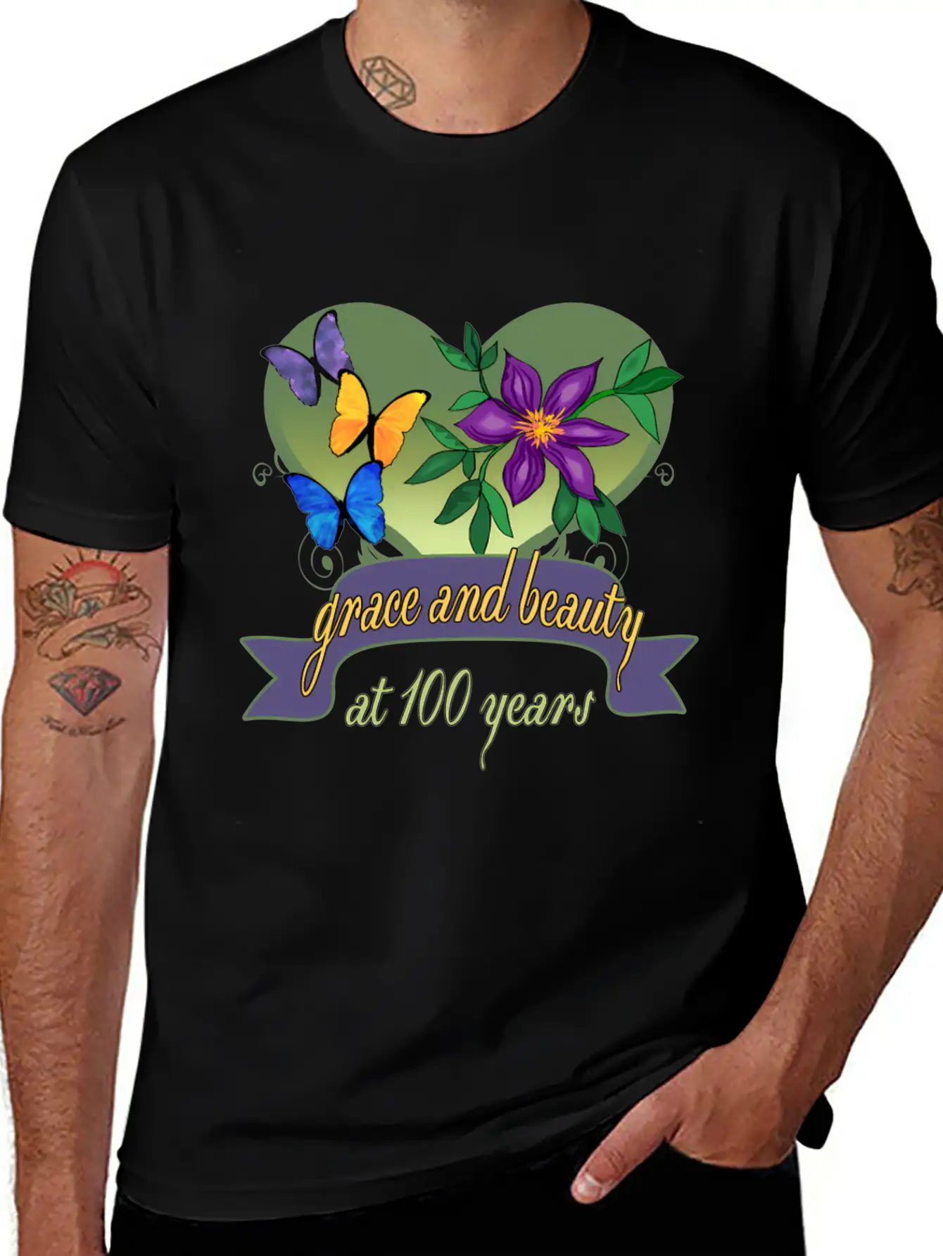100Th Grace And Beauty Happy 100Th Unisex Casual T-Shirt – Clean Design For Daily Comfort