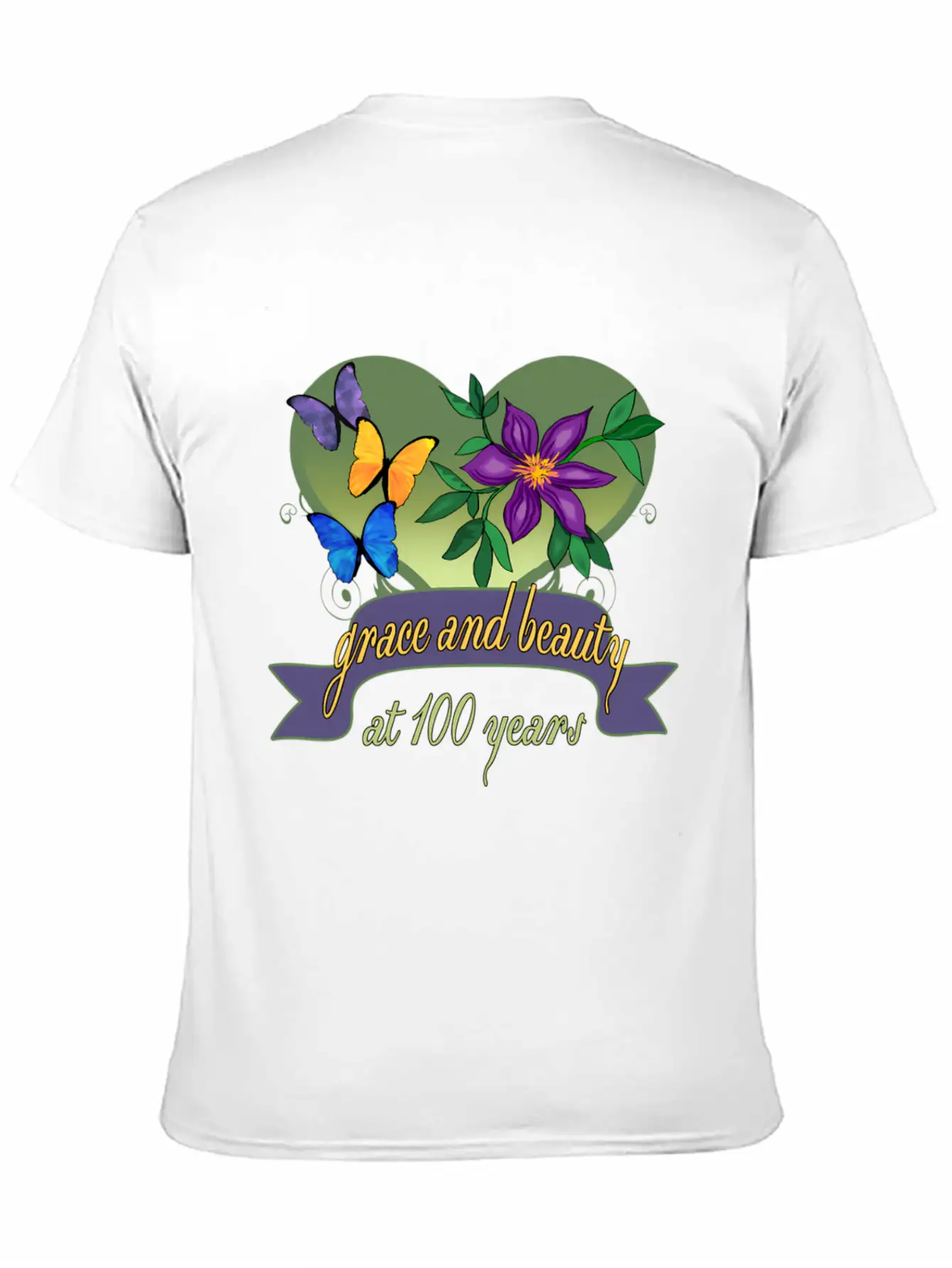 100Th Grace And Beauty Happy 100Th Unisex Casual T-Shirt – Clean Design For Daily Comfort