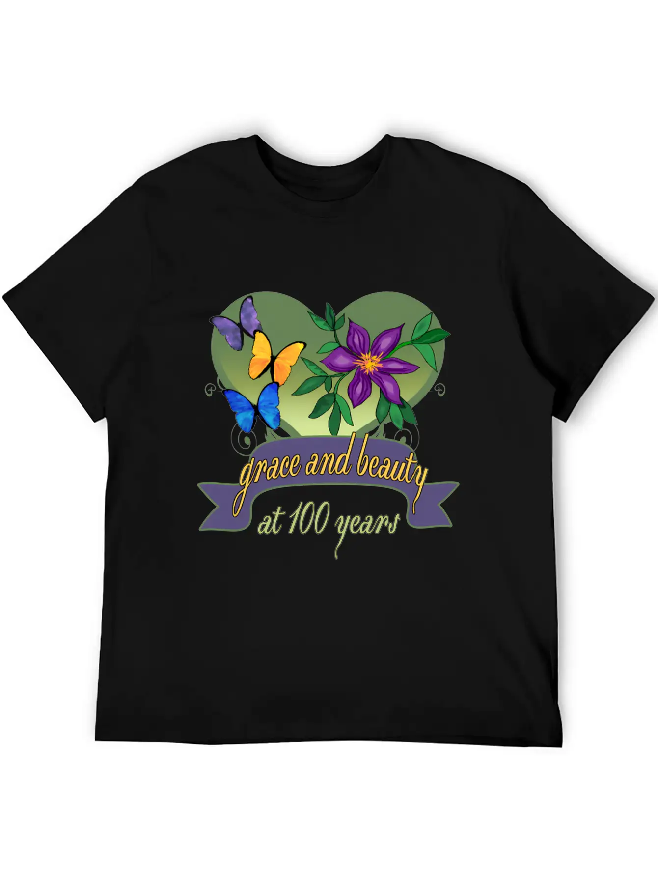 100Th Grace And Beauty Happy 100Th Unisex Casual T-Shirt – Clean Design For Daily Comfort