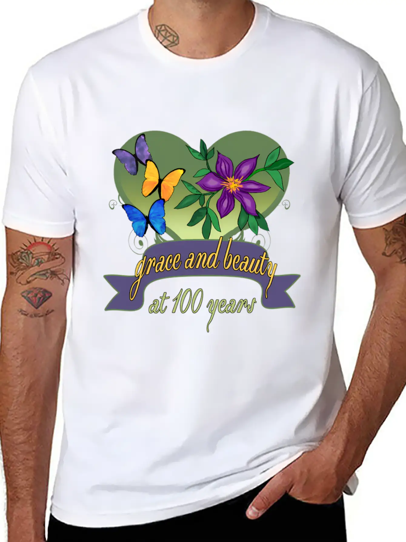 100Th Grace And Beauty Happy 100Th Unisex Casual T-Shirt – Clean Design For Daily Comfort