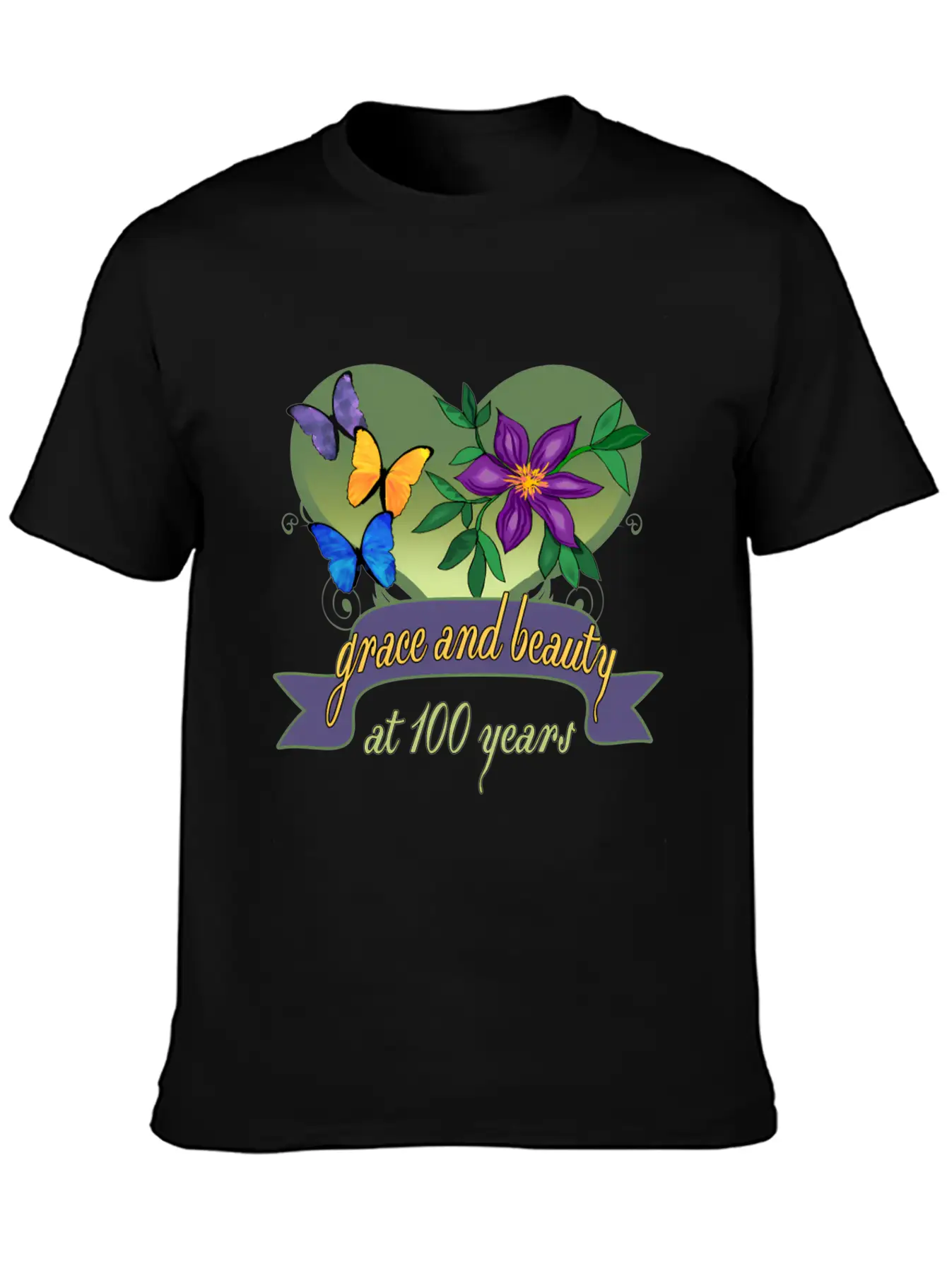 100Th Grace And Beauty Happy 100Th Unisex Casual T-Shirt – Clean Design For Daily Comfort