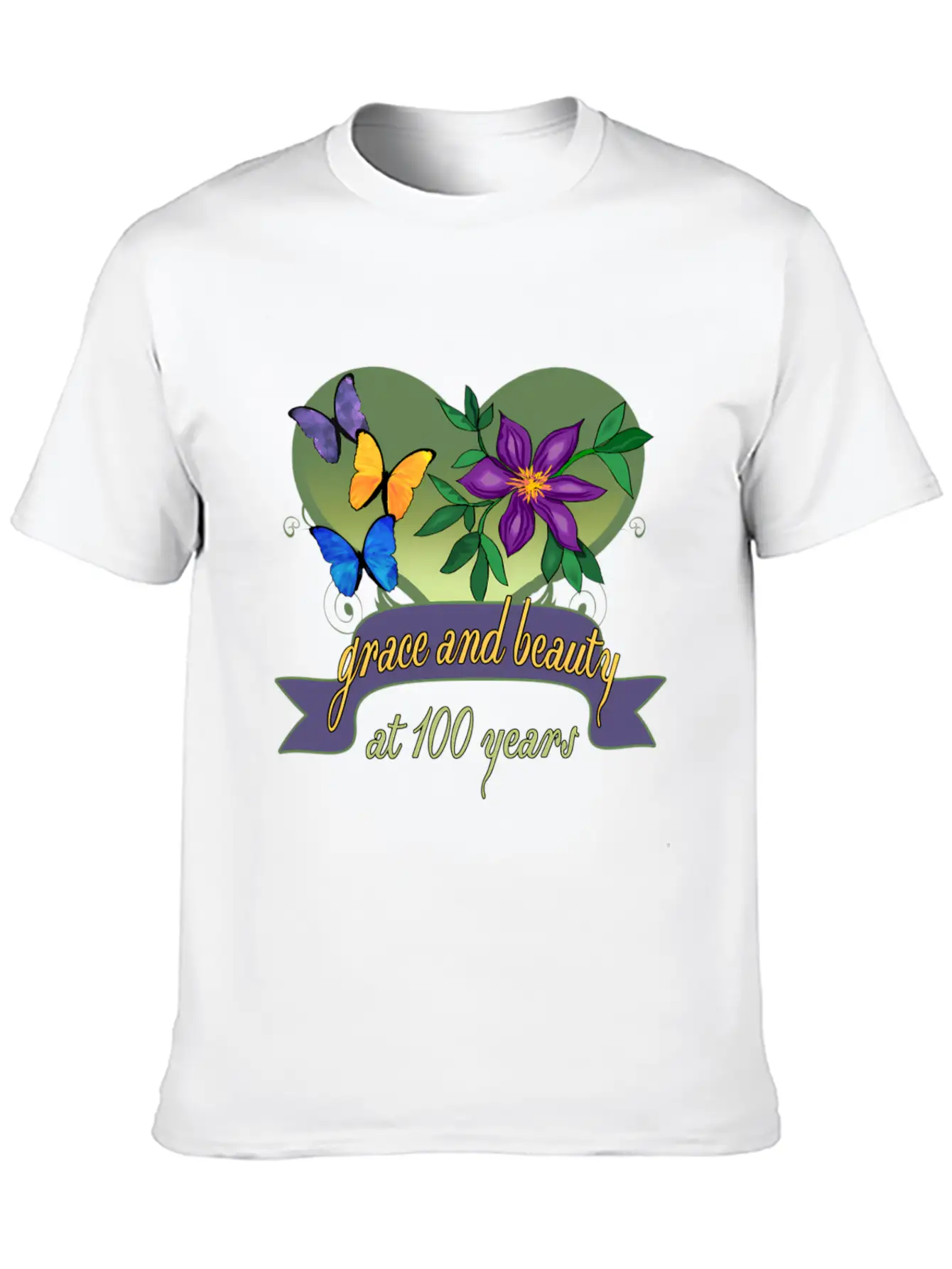 100Th Grace And Beauty Happy 100Th Unisex Casual T-Shirt – Clean Design For Daily Comfort
