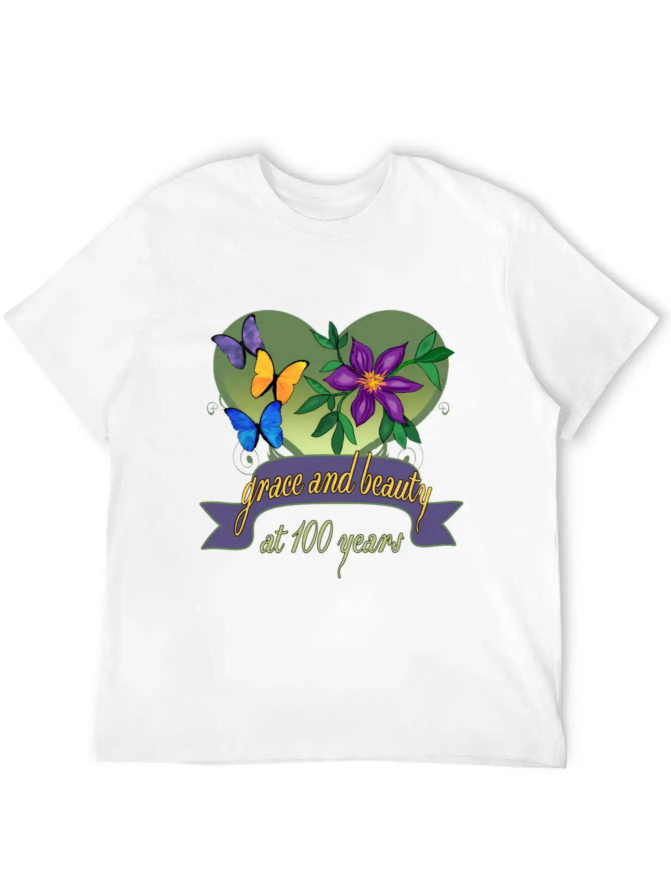 100Th Grace And Beauty Happy 100Th Unisex Casual T-Shirt – Clean Design For Daily Comfort