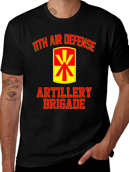 11th Air Defense Artillery Brigade Veteran Fathers Essential Unisex Summer Tee – Soft Cotton Casual Fit
