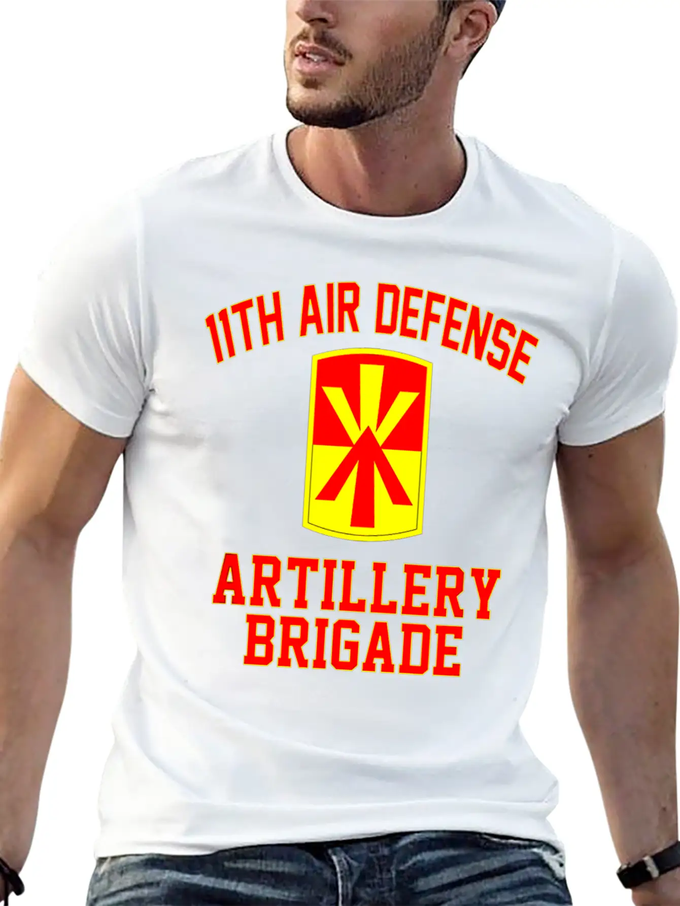11th Air Defense Artillery Brigade Veteran Fathers Essential Unisex Summer Tee – Soft Cotton Casual Fit
