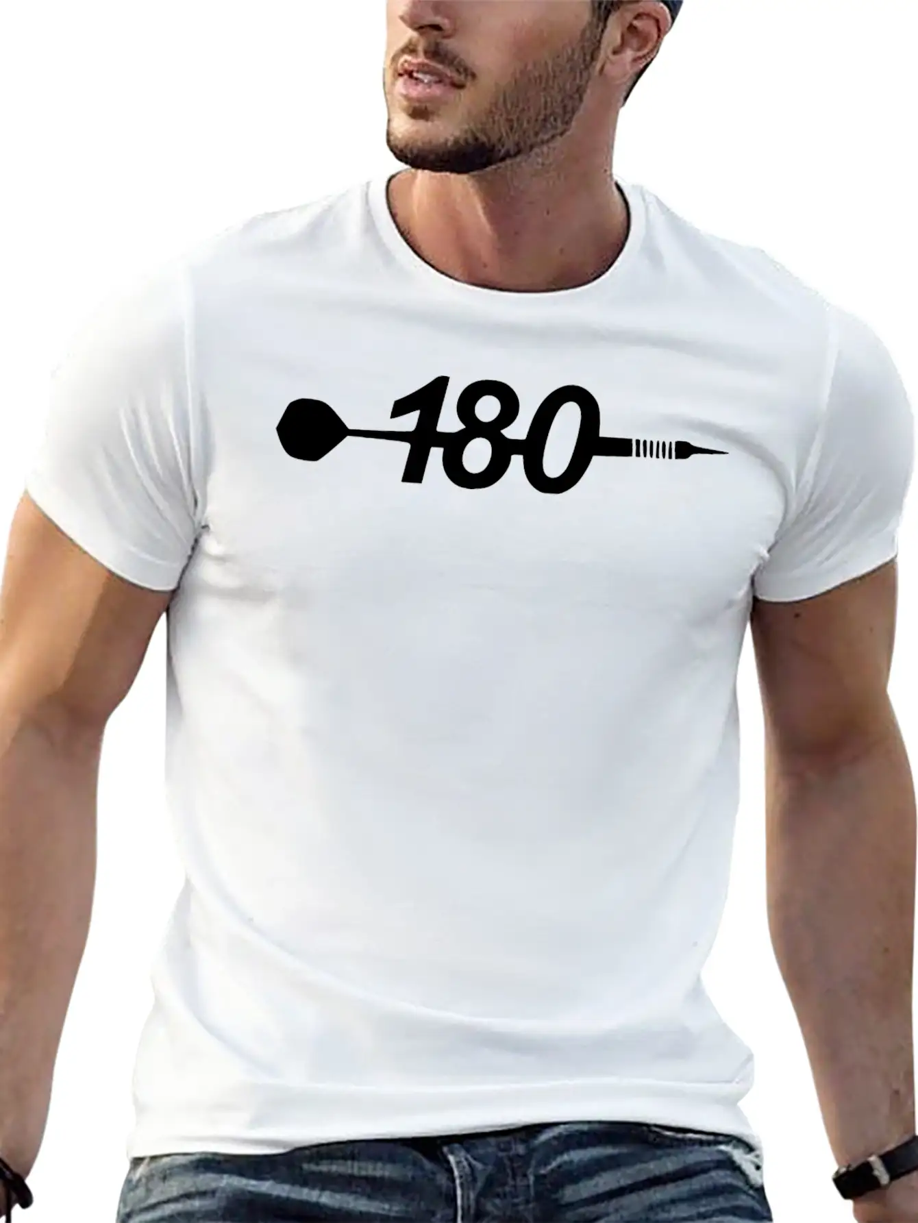 180 Darts Essential Unisex Summer Tee – Soft Cotton Casual Fit