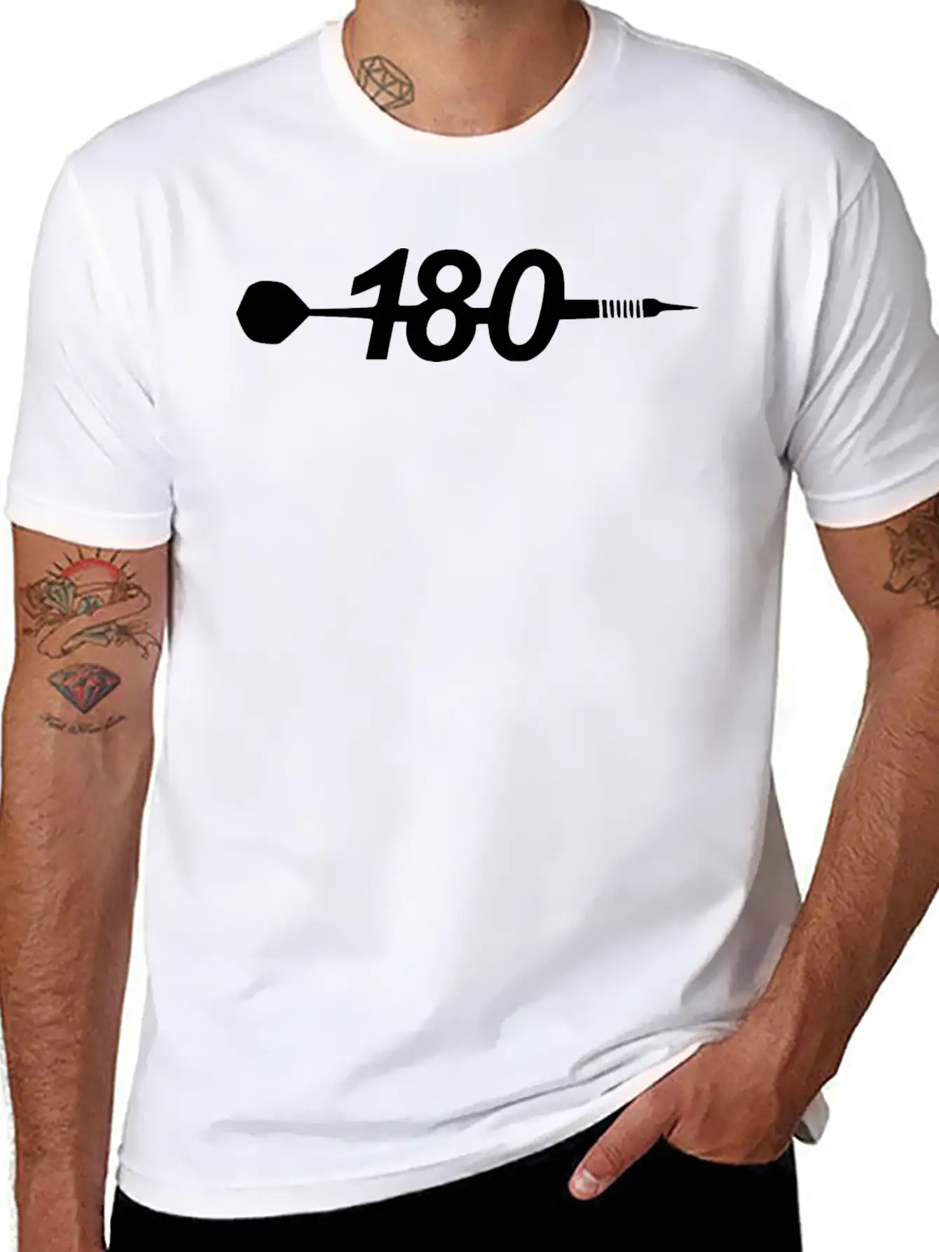 180 Darts Essential Unisex Summer Tee – Soft Cotton Casual Fit