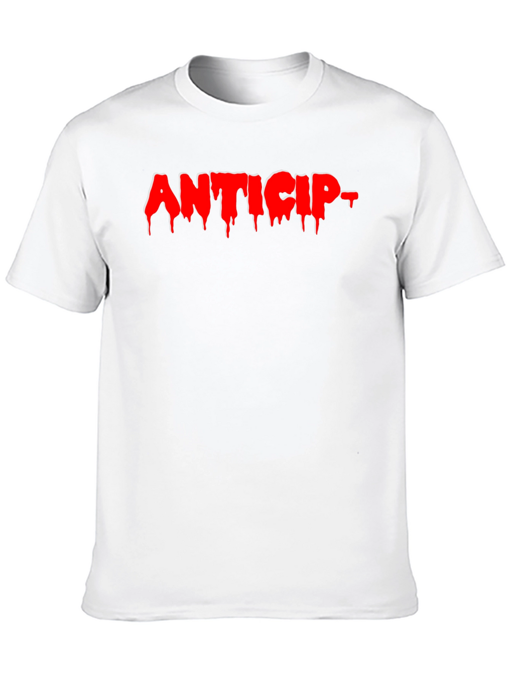 Anticip T-Shirt - Graphic Print Black Tee