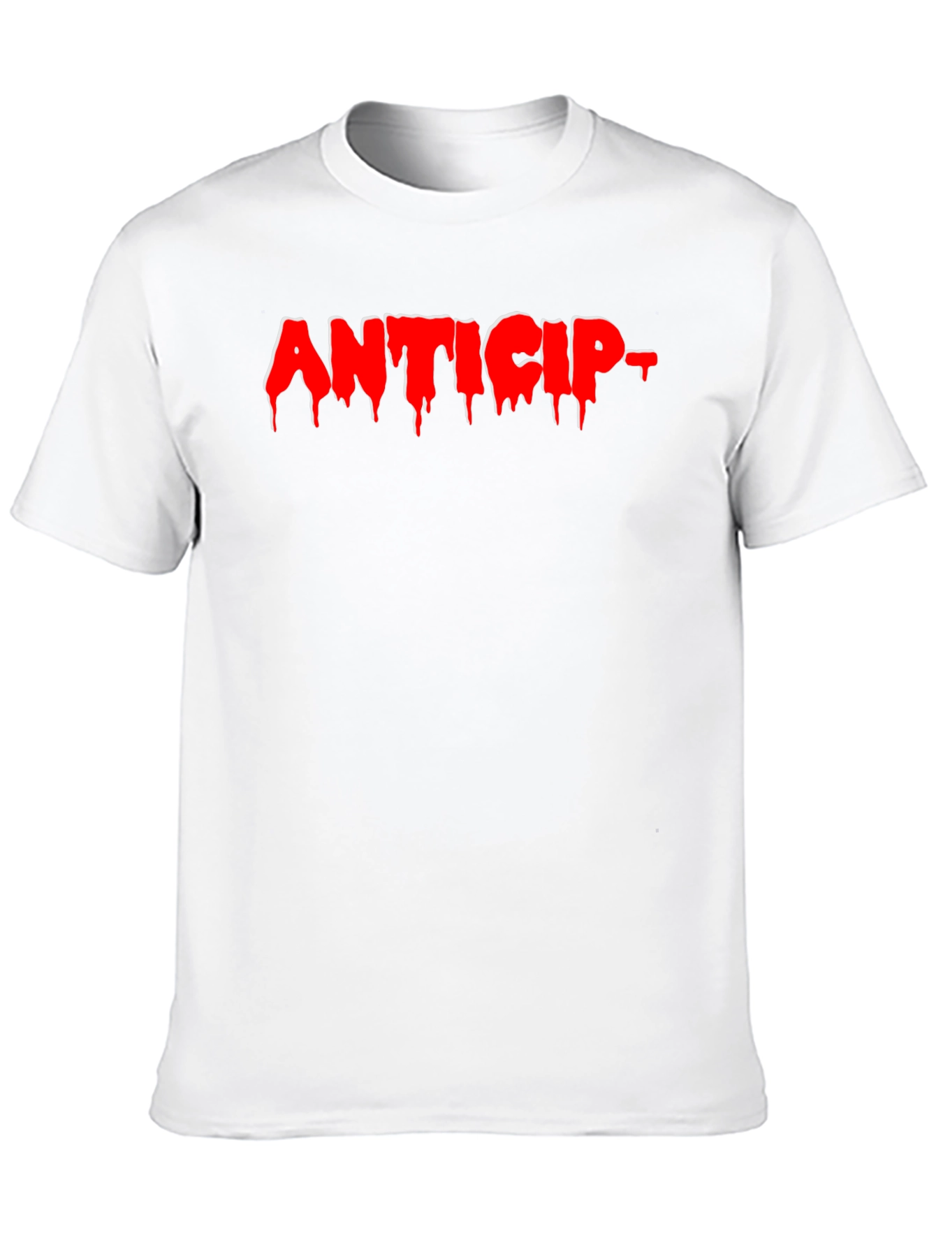 Anticip T-Shirt - Graphic Print Black Tee