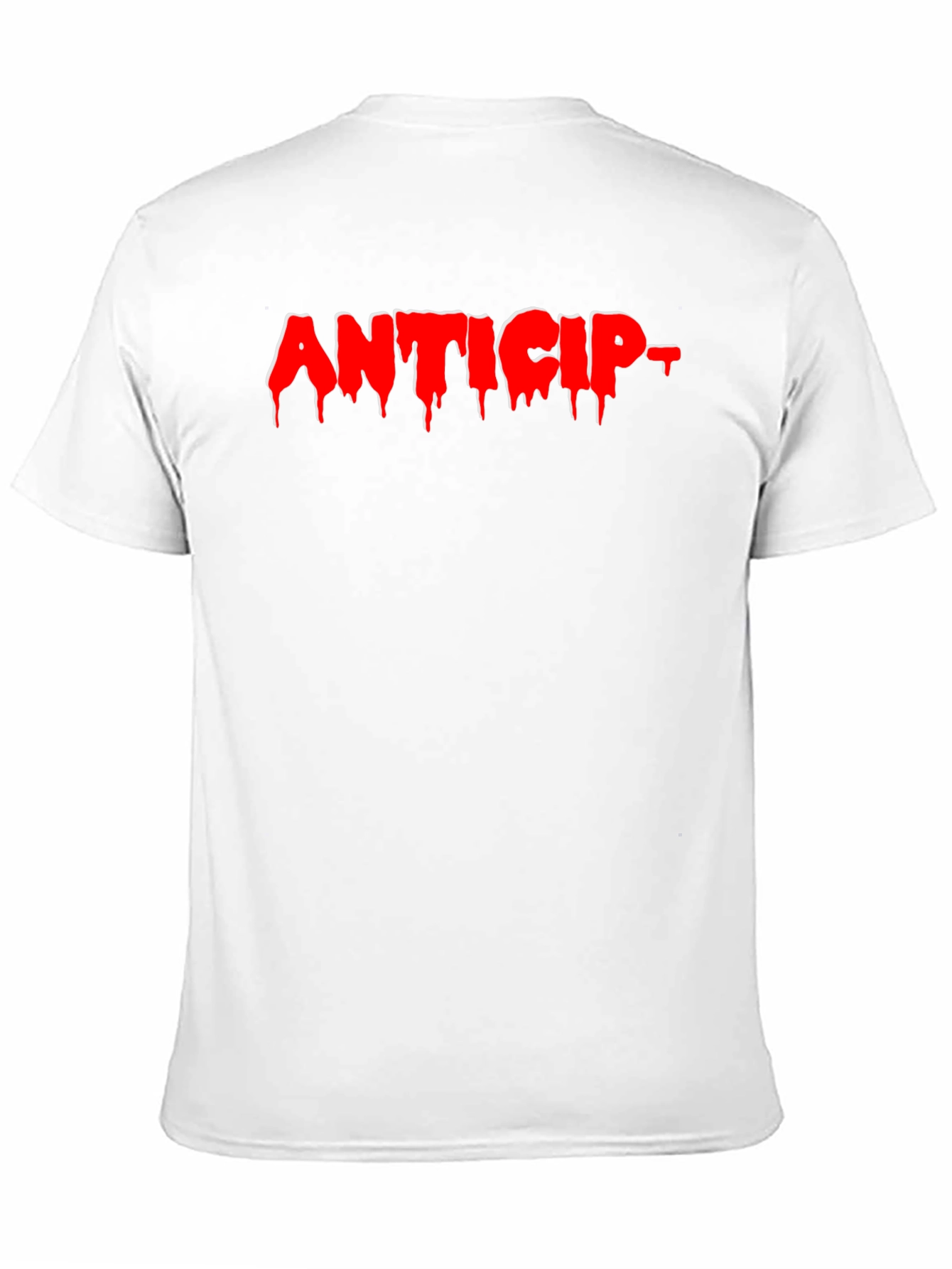 Anticip T-Shirt - Graphic Print Black Tee