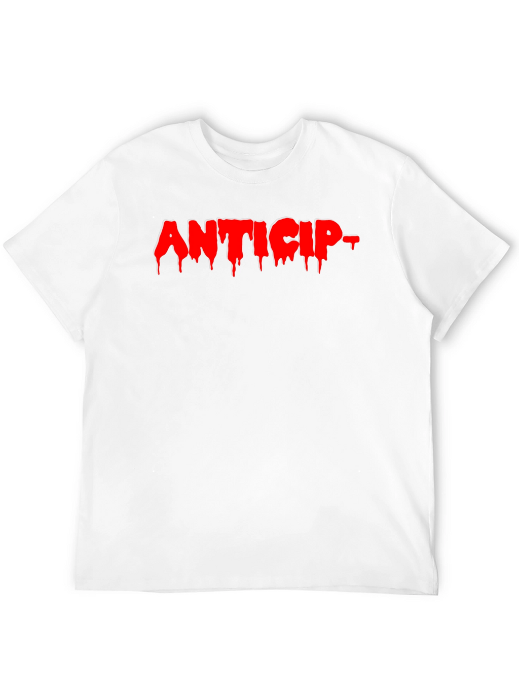 Anticip T-Shirt - Graphic Print Black Tee