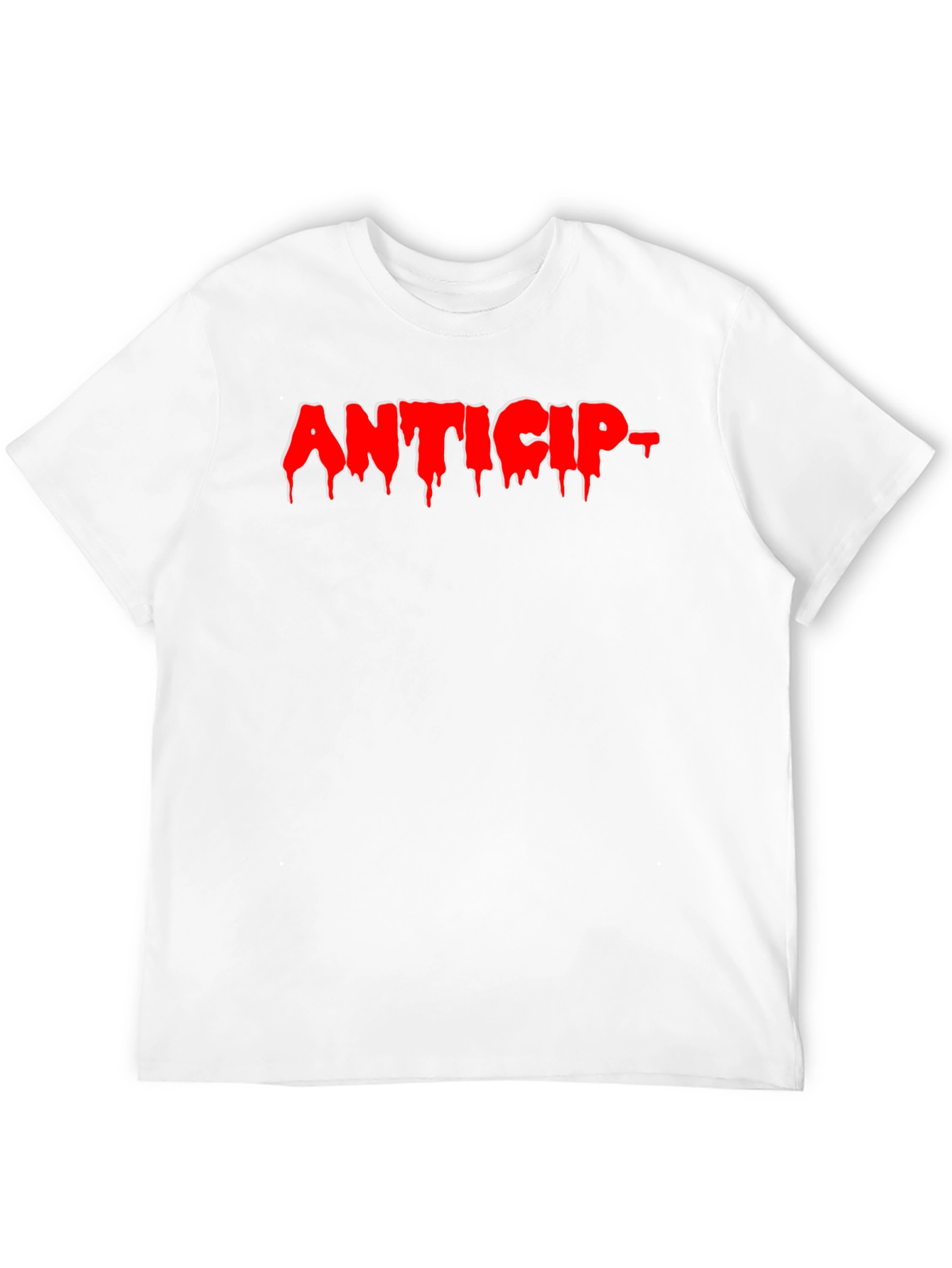 Anticip T-Shirt - Graphic Print Black Tee