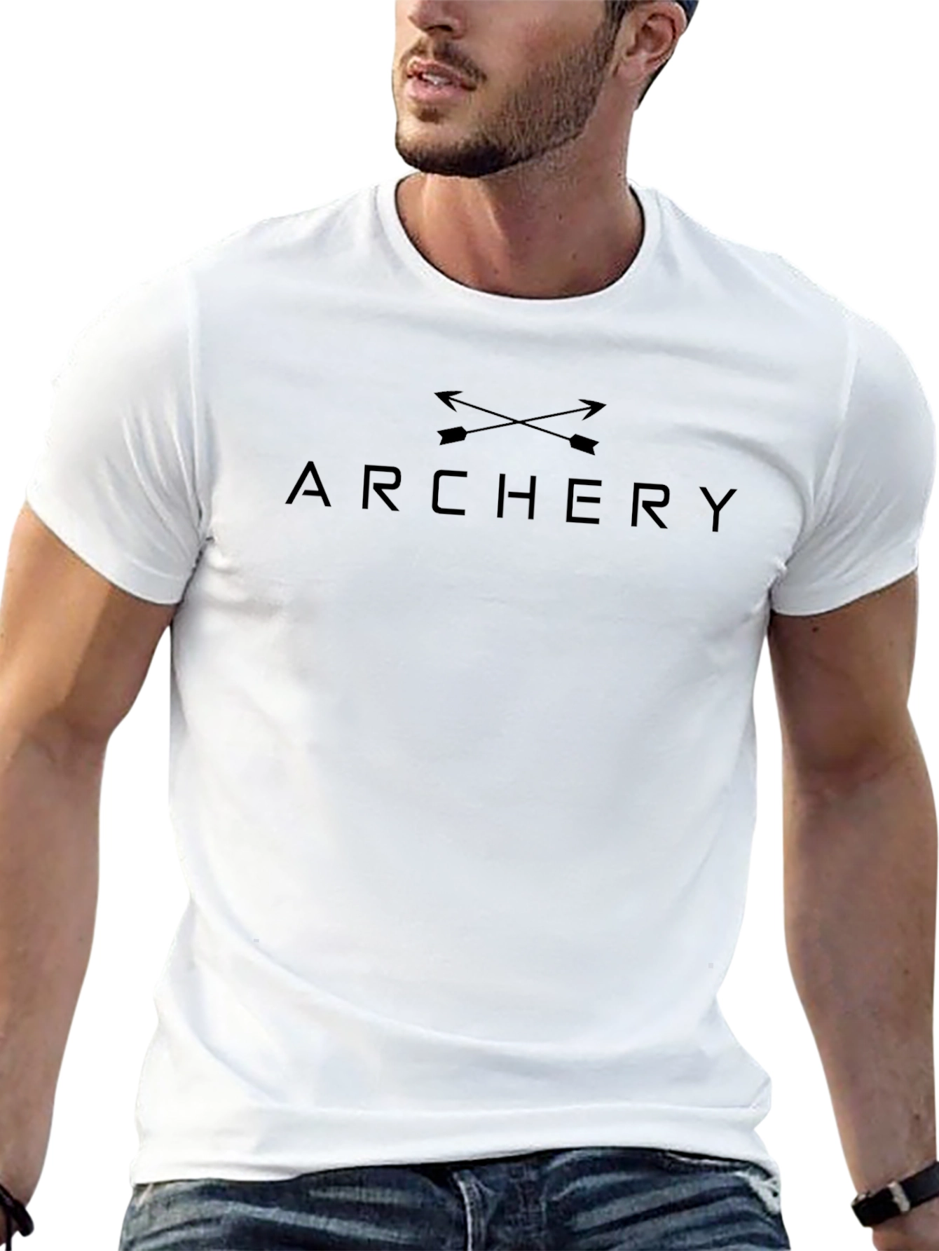 Archery Arrows Graphic Tee - Mens Black T-Shirt