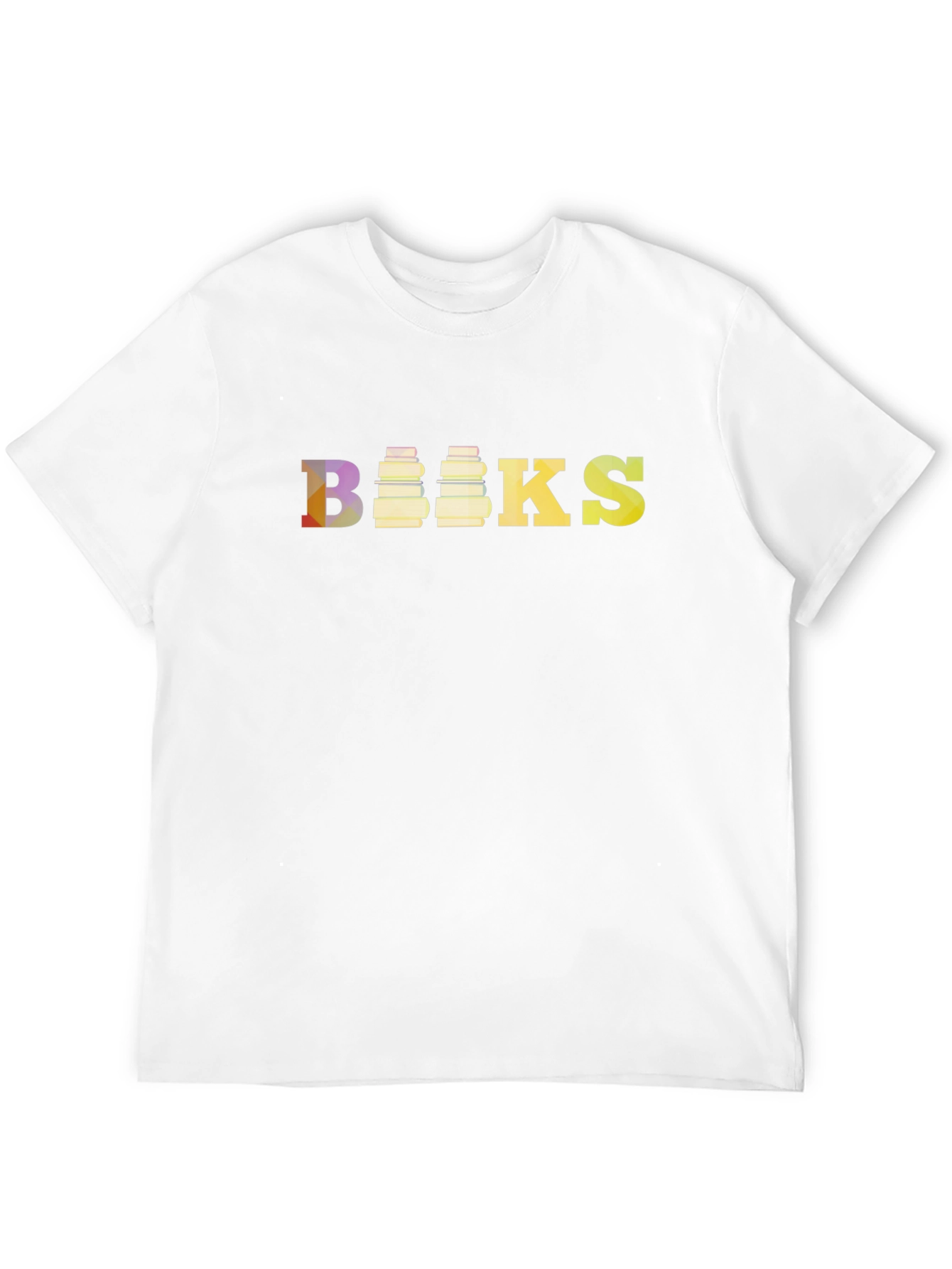 Books Graphic Tee - Black Cotton Casual T-Shirt