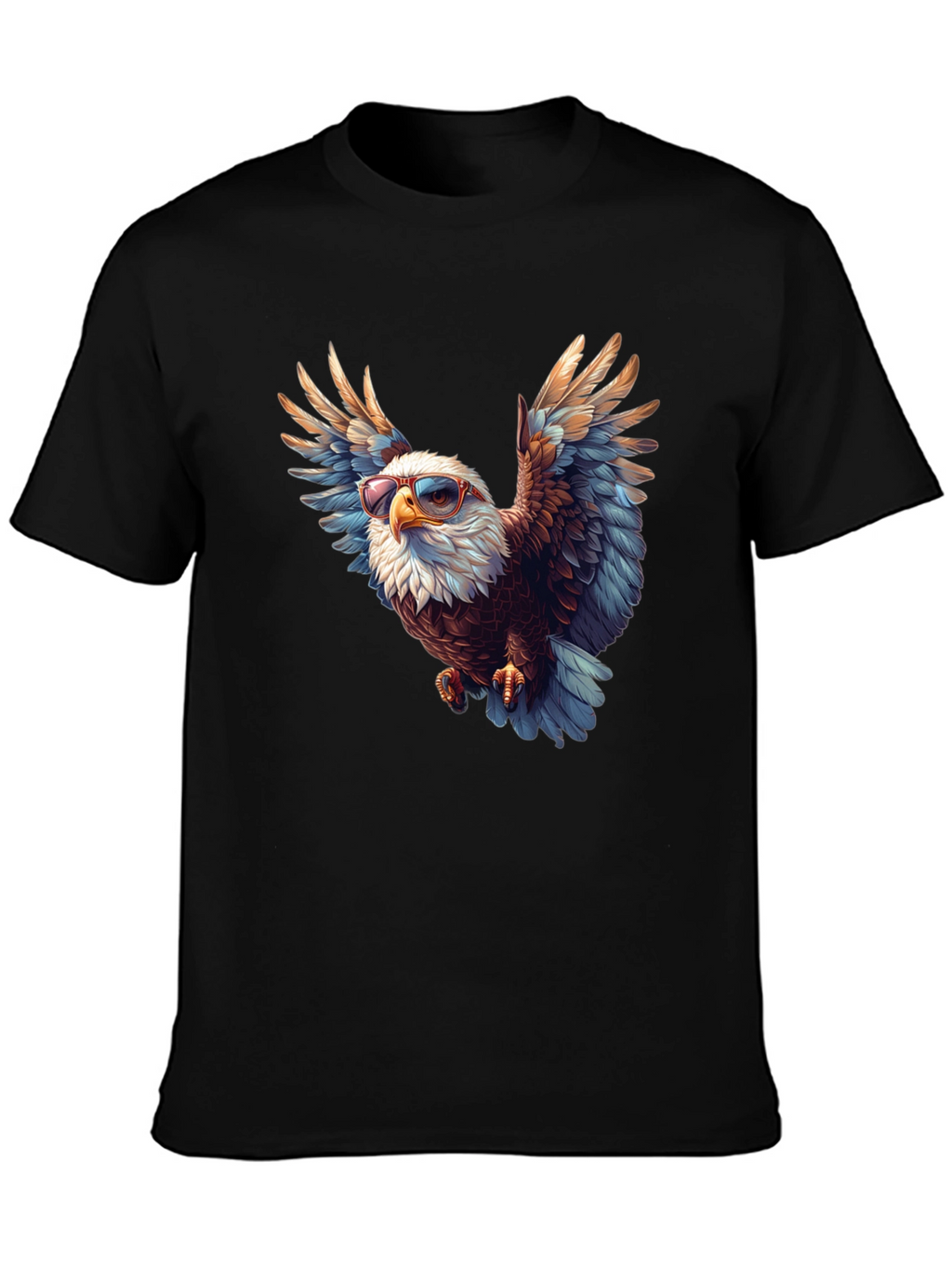 Bald Eagle Sunglasses Graphic Tee