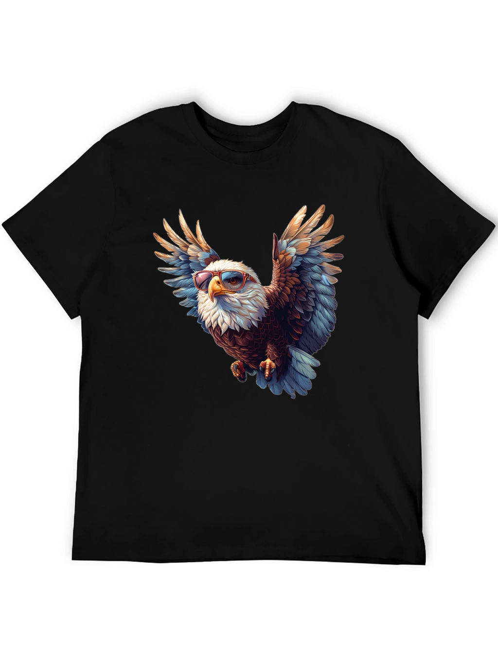 Bald Eagle Sunglasses Graphic Tee