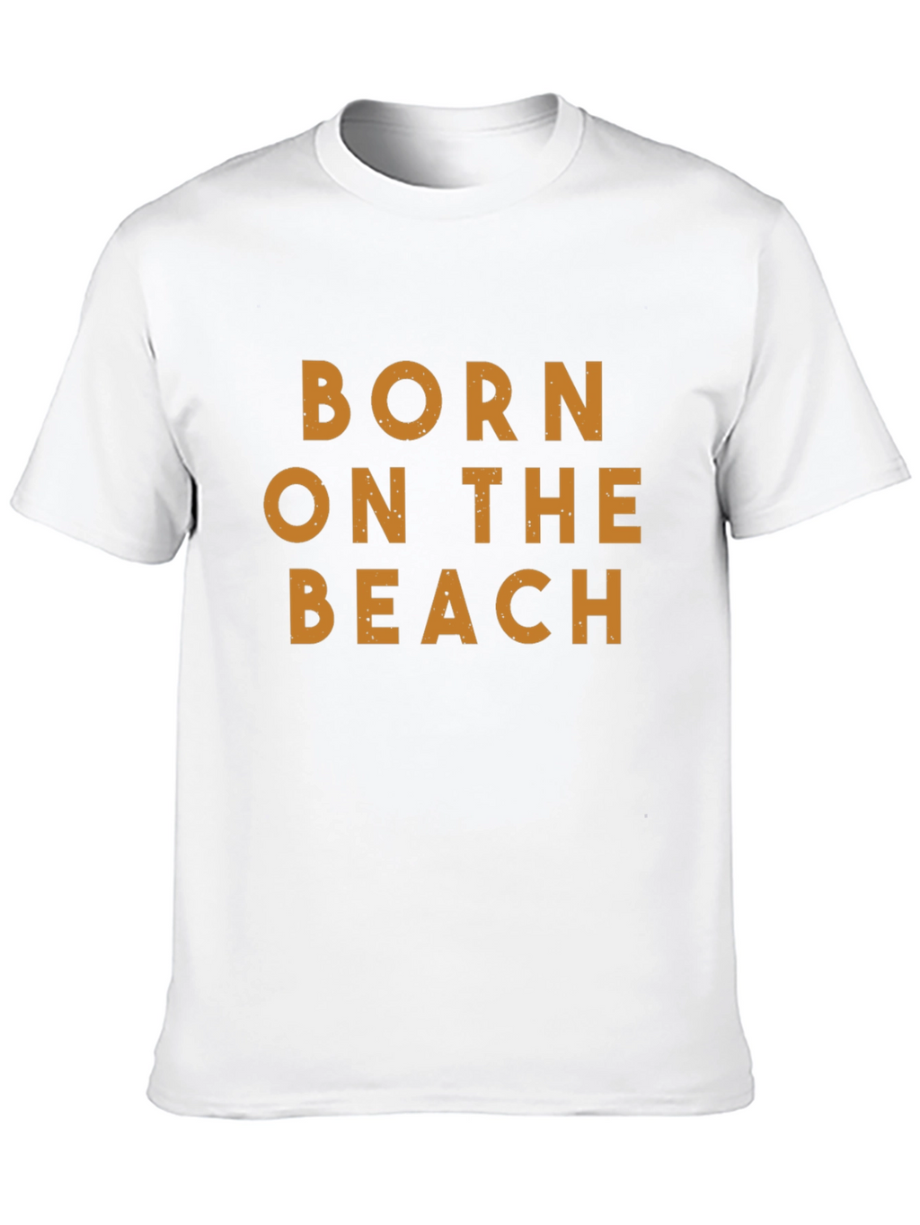 Born On The Beach Black T-Shirt