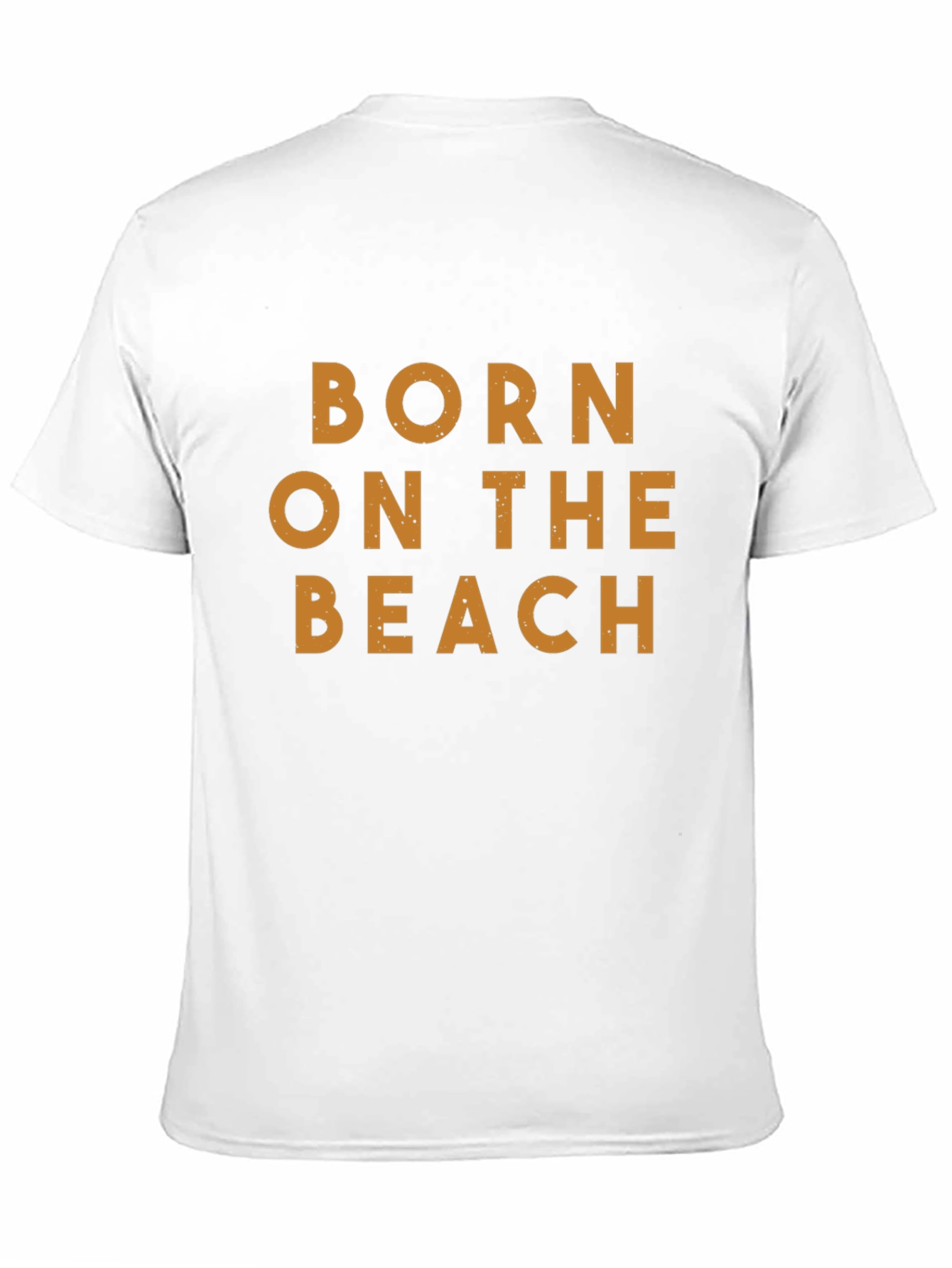 Born On The Beach Black T-Shirt